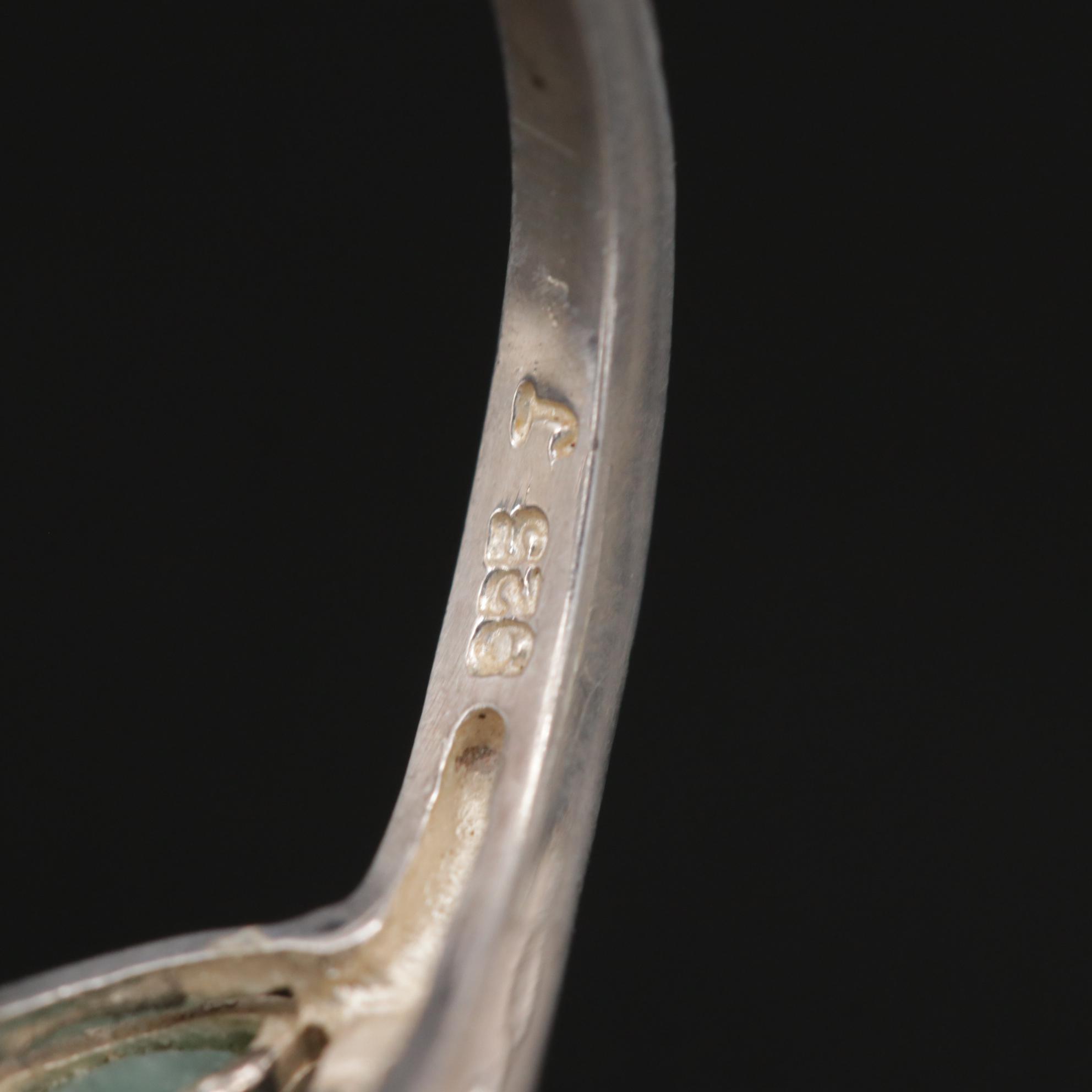 Sterling Silver Rings with a Variety of Green Gemstones