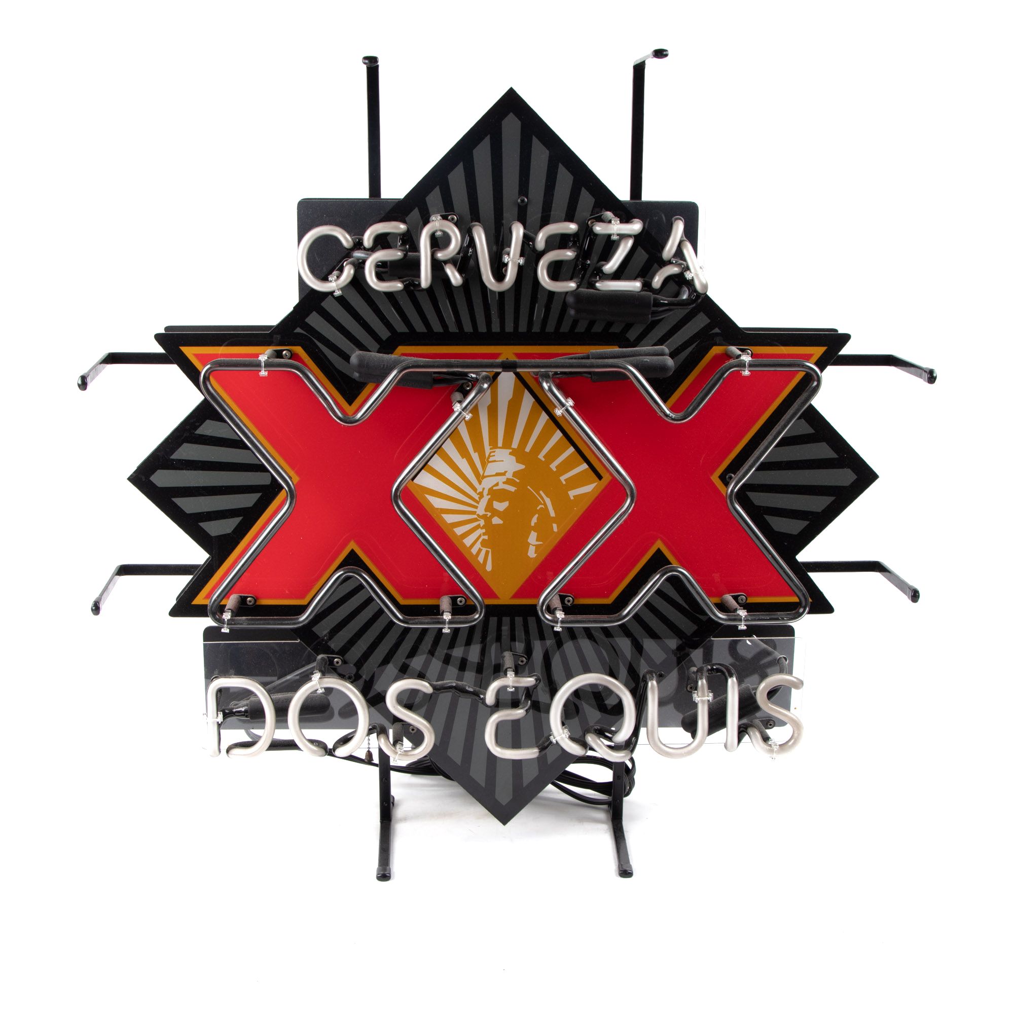 Dos Equis Neon Beer Advertising Sign by Mt. Vernon Neon Sign Company