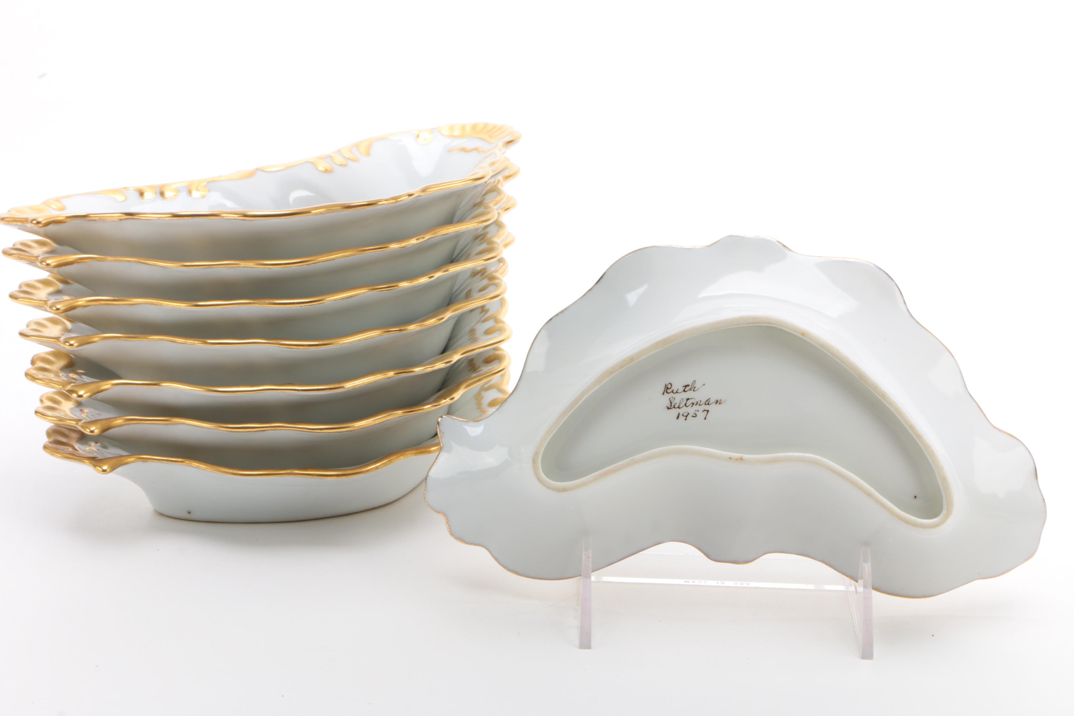 Ruth Seltmann Bowls with Georges Briard "Coquille D'Or" Baking Dish and More