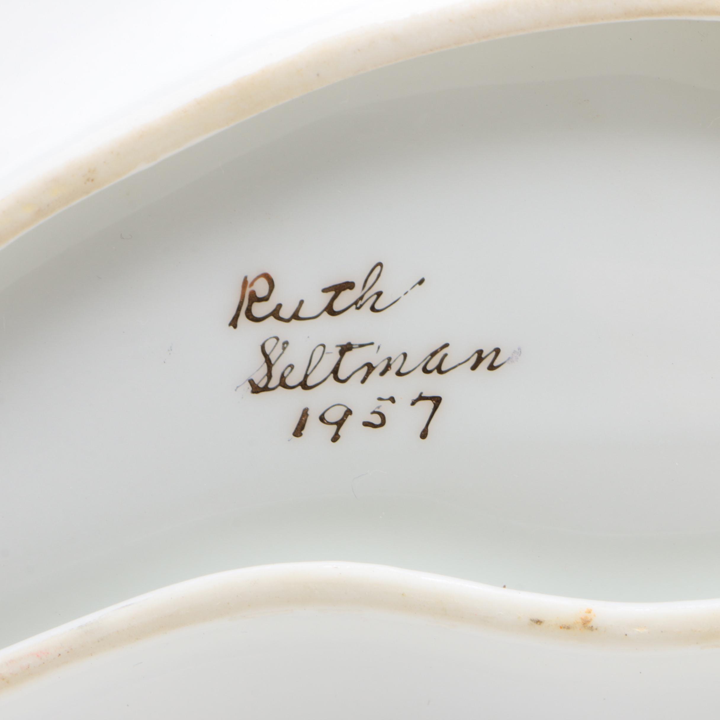Ruth Seltmann Bowls with Georges Briard "Coquille D'Or" Baking Dish and More