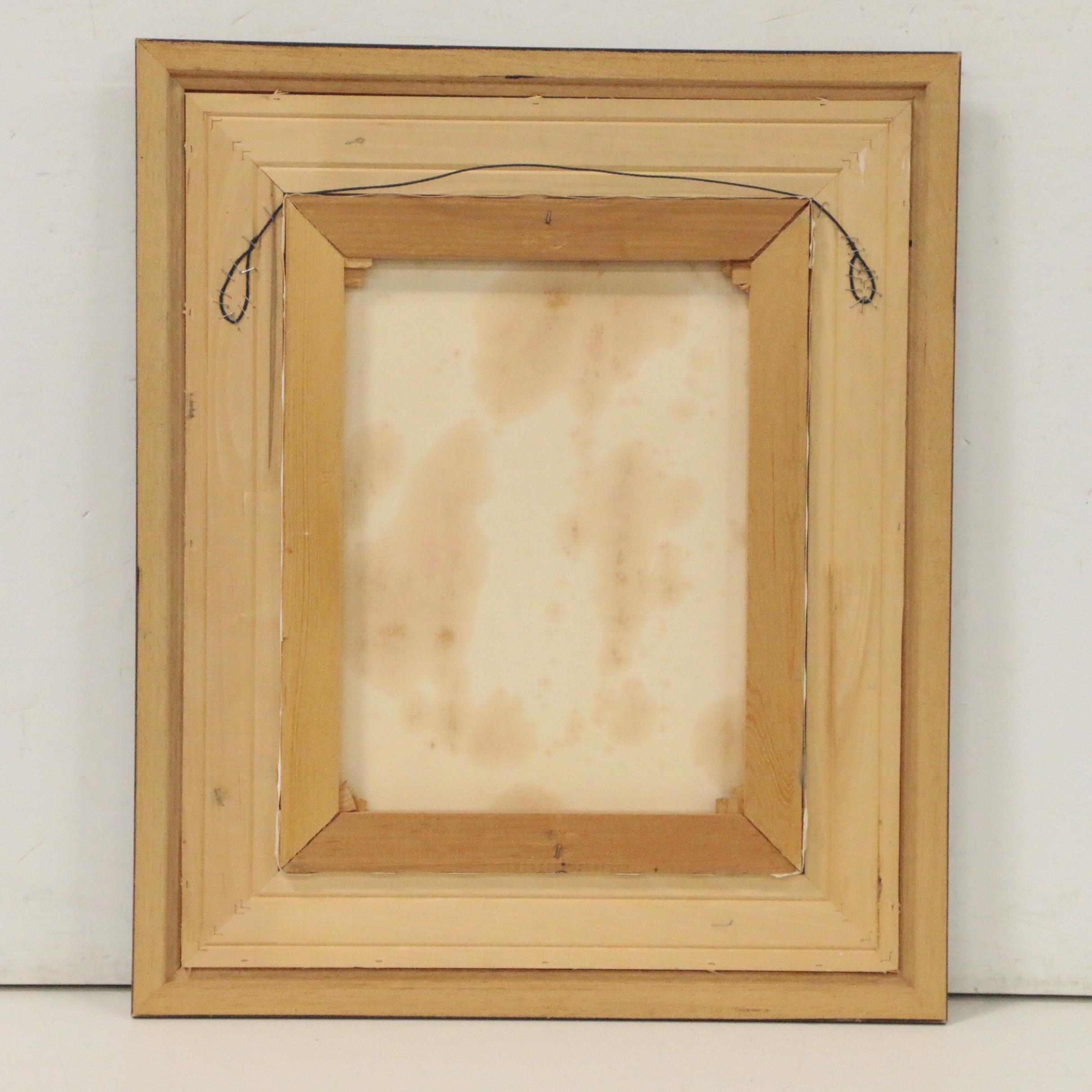 Manos Rovithis Oil Painting "Fisherman-Paros", 1986