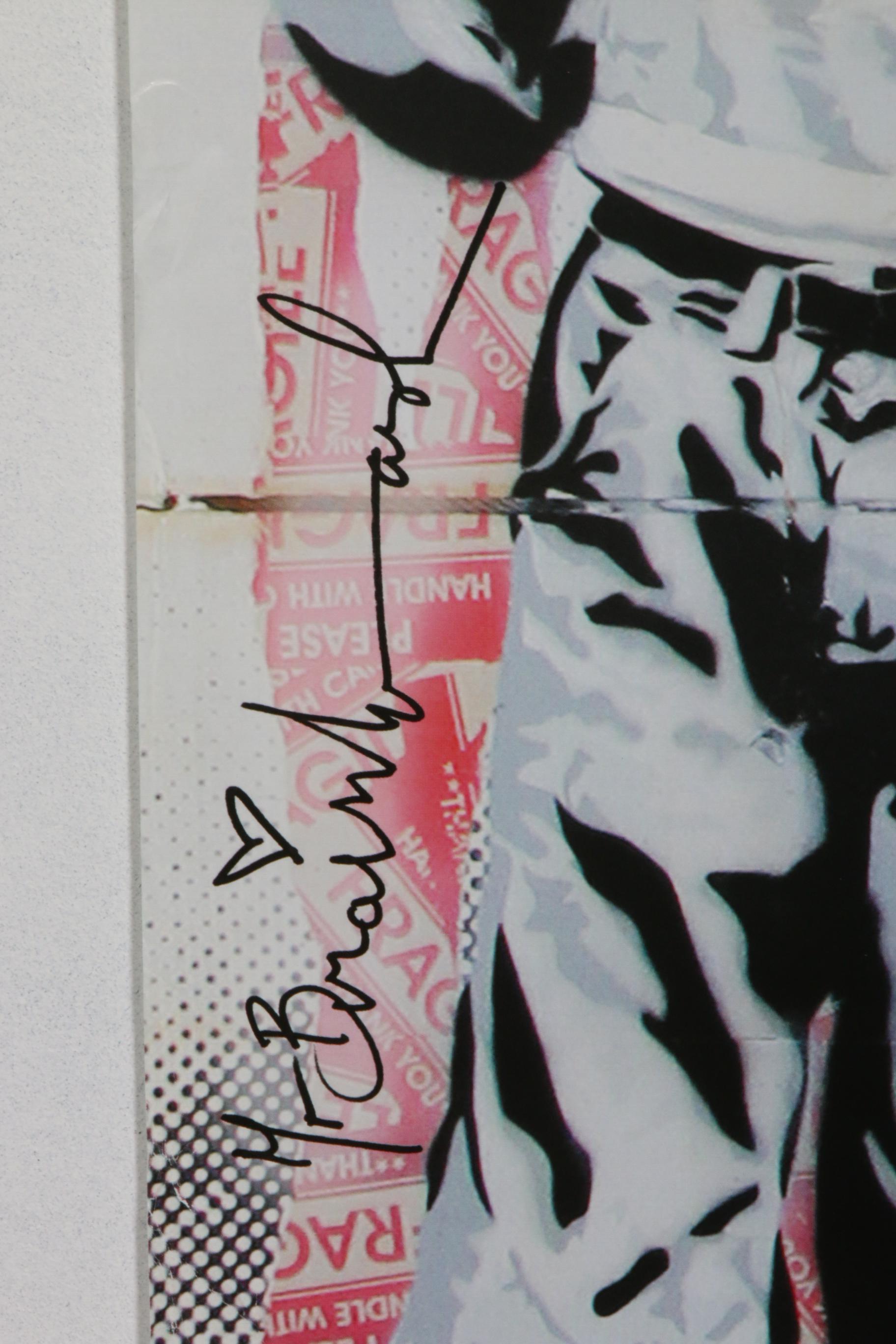 Offset Poster Print after Mr. Brainwash "Never Never Give Up"