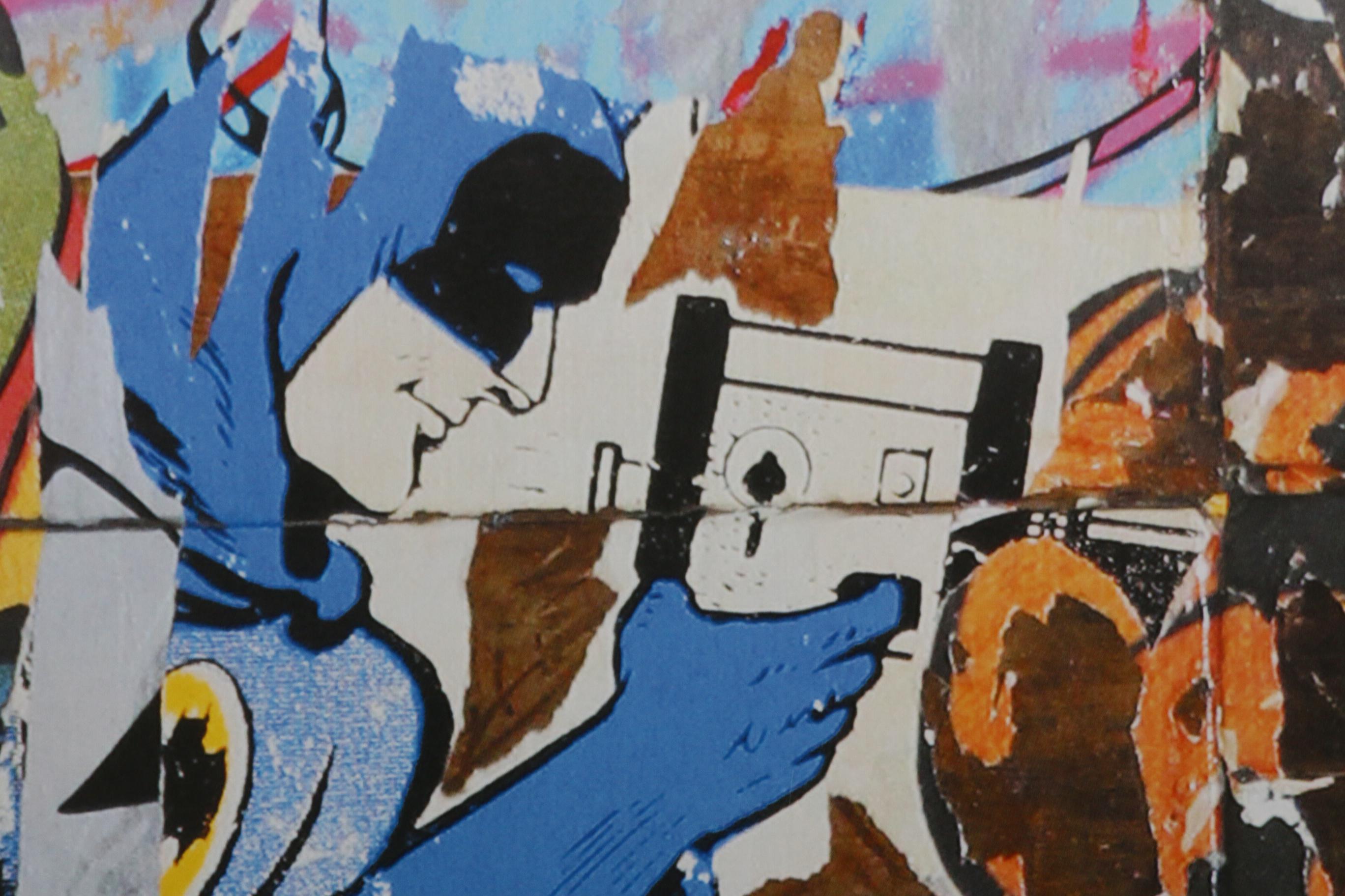 Offset Poster Print after Mr. Brainwash "Never Never Give Up"