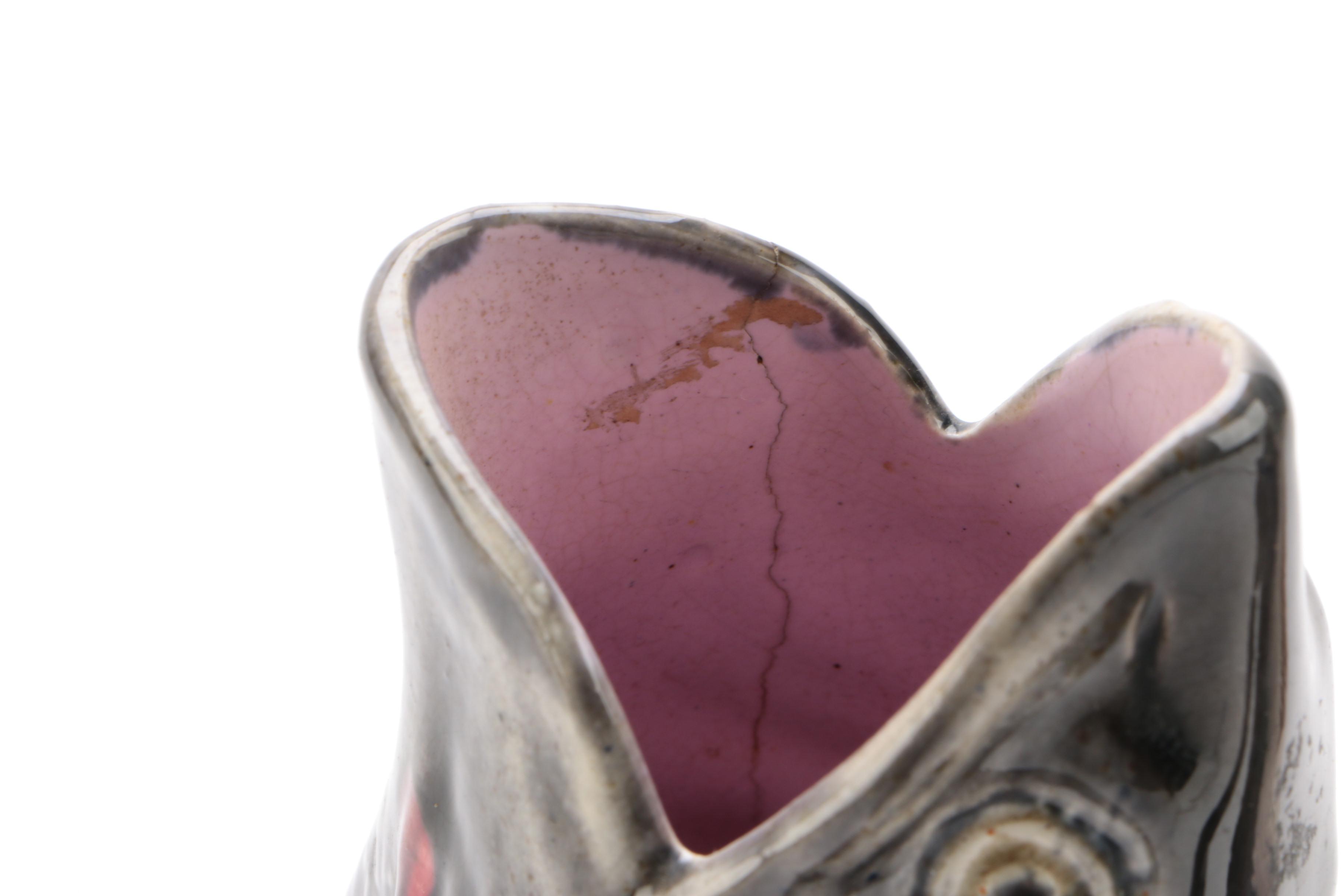 Majolica "Gurgling Fish" Pitchers, 1870-1880