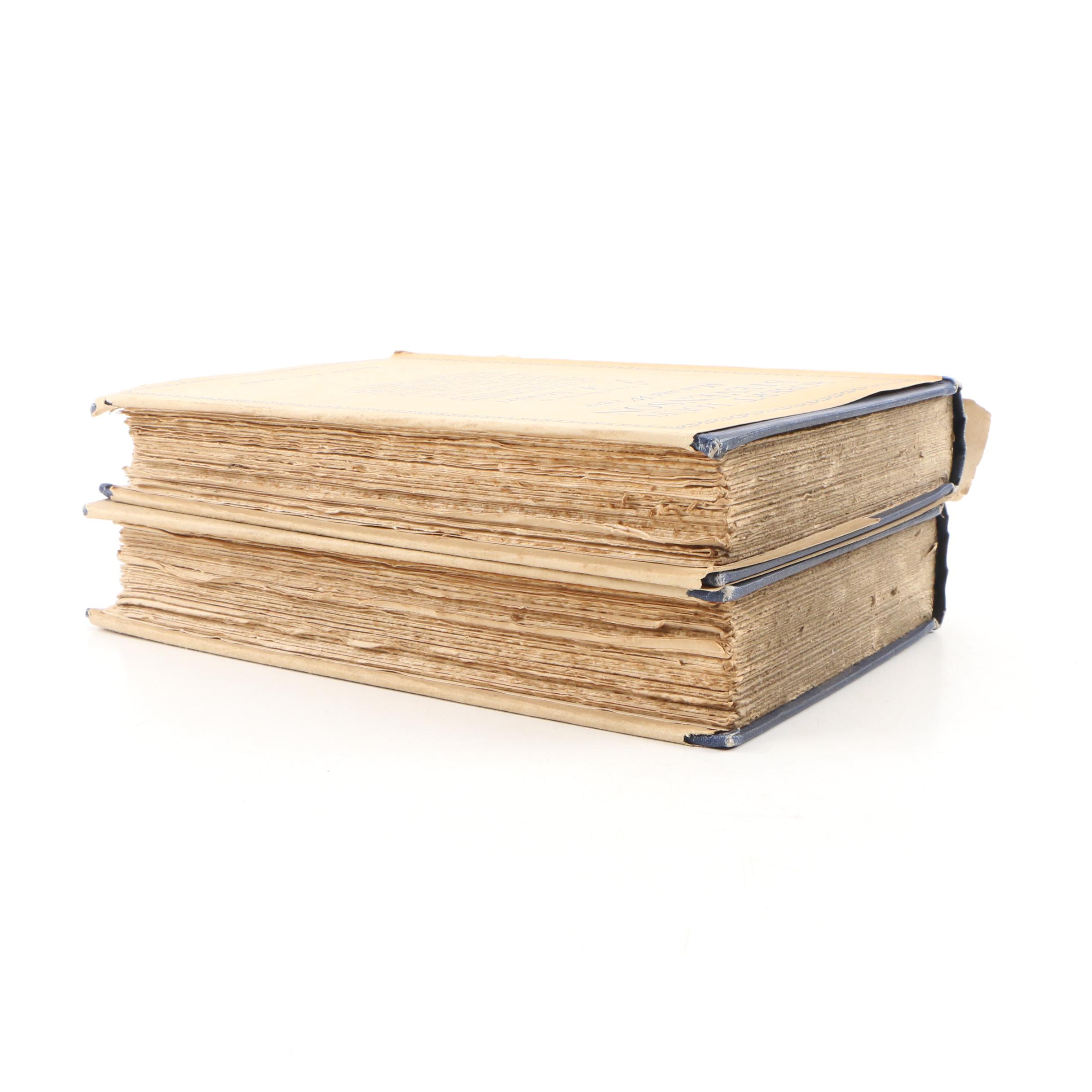 First Edition "Robert Louis Stevenson" by Steuart with Other Stevenson Books