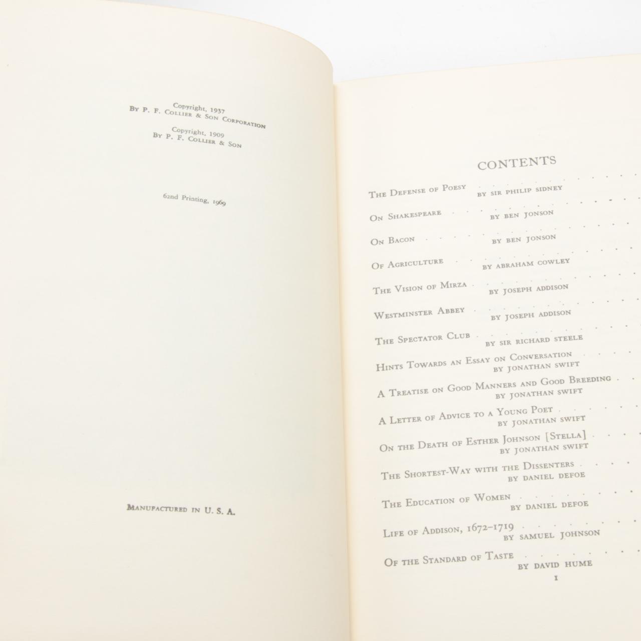 The Harvard Classics Deluxe Edition Literary Classics