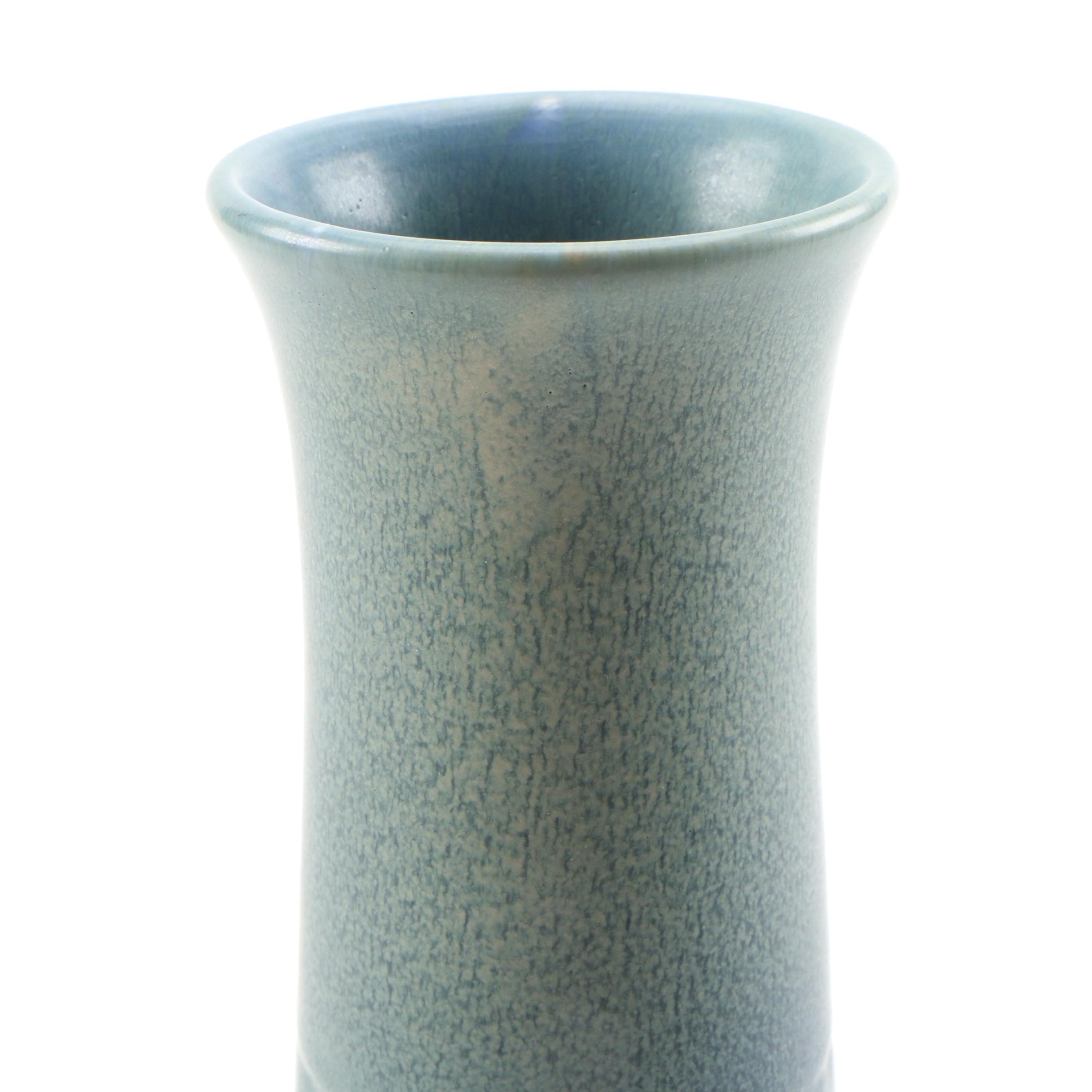 Rookwood Pottery Matte Blue and Green Glaze Vase, 1927