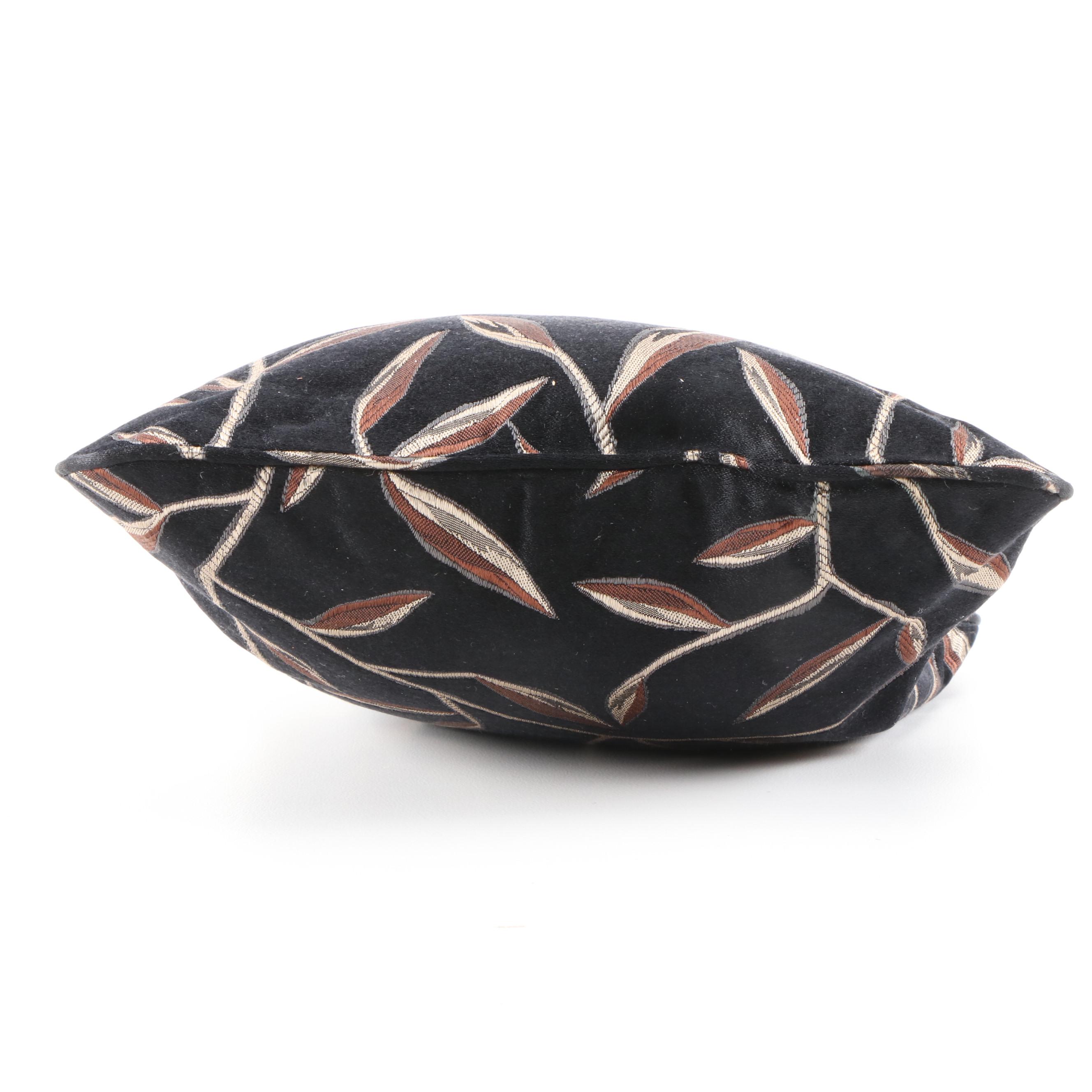 Prada Brown Foliate Jacquard Mini Tote