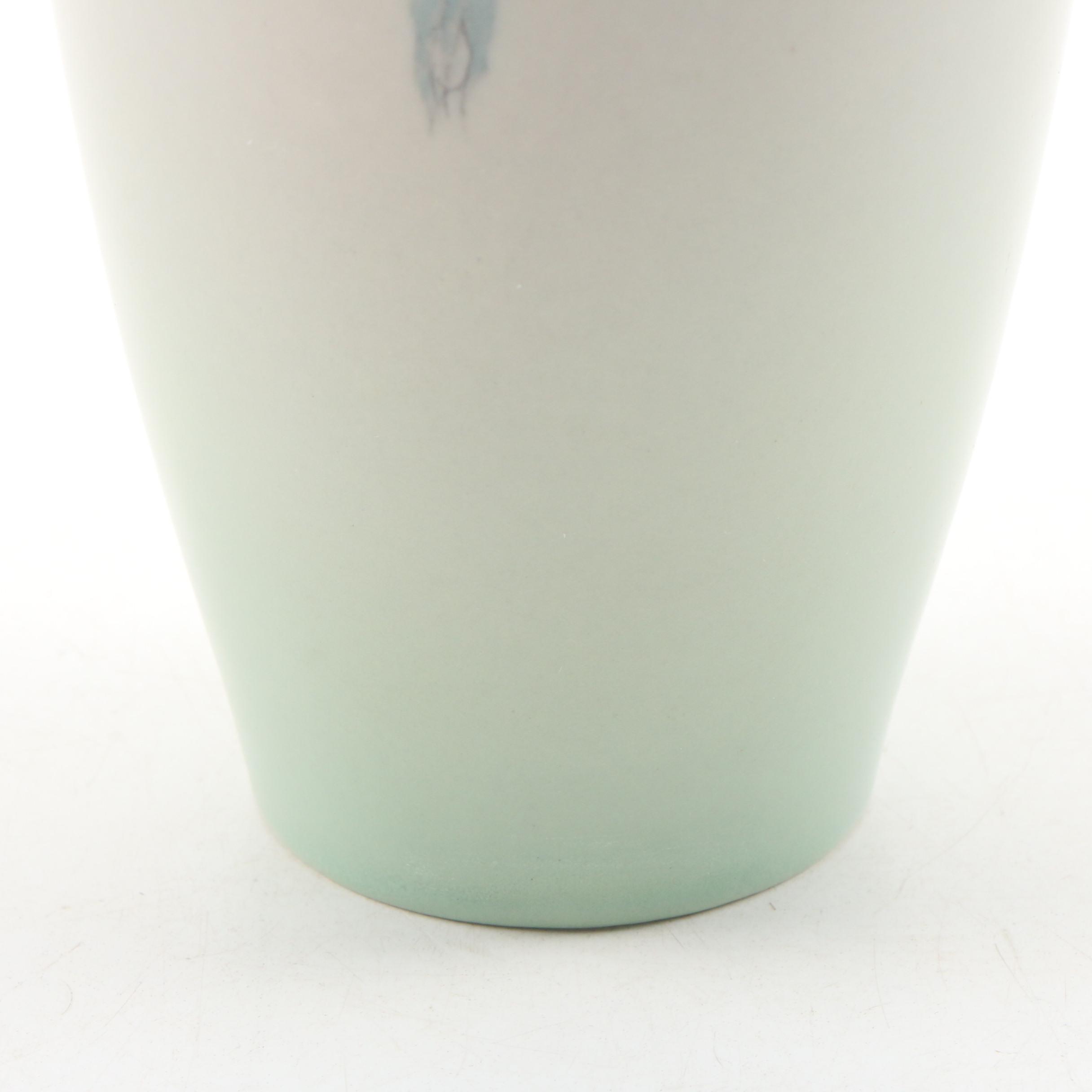 Edward George Diers Rookwood Pottery Vellum Glaze Vase, 1927