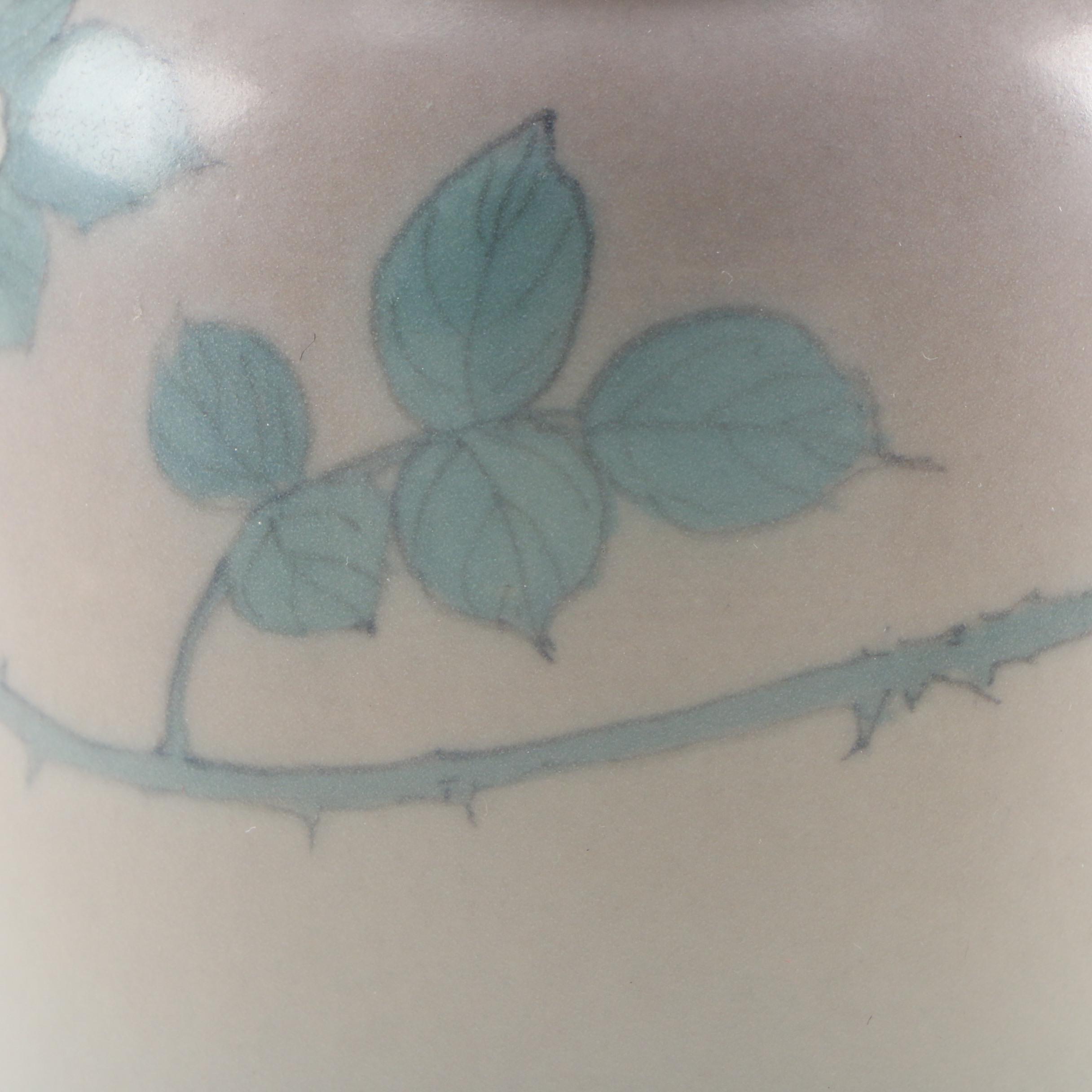 Edward George Diers Rookwood Pottery Vellum Glaze Vase, 1927