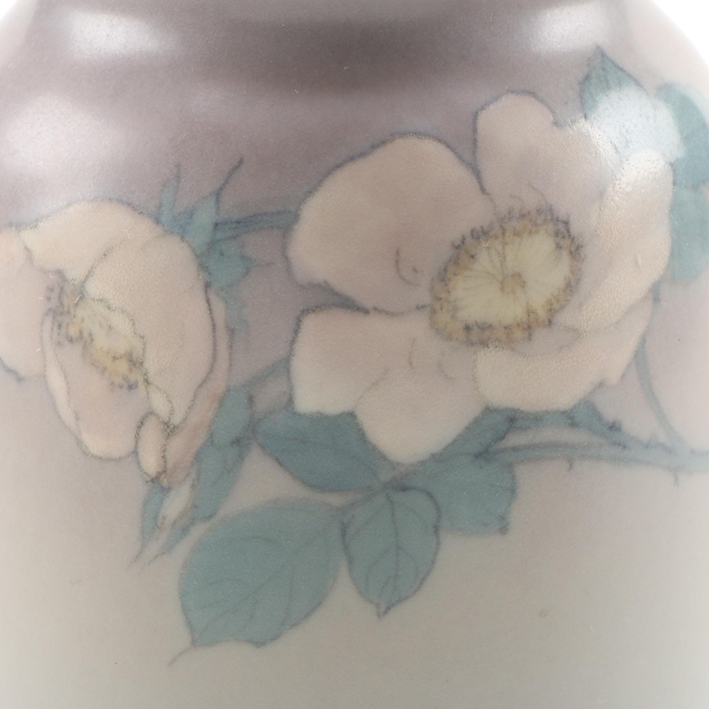 Edward George Diers Rookwood Pottery Vellum Glaze Vase, 1927