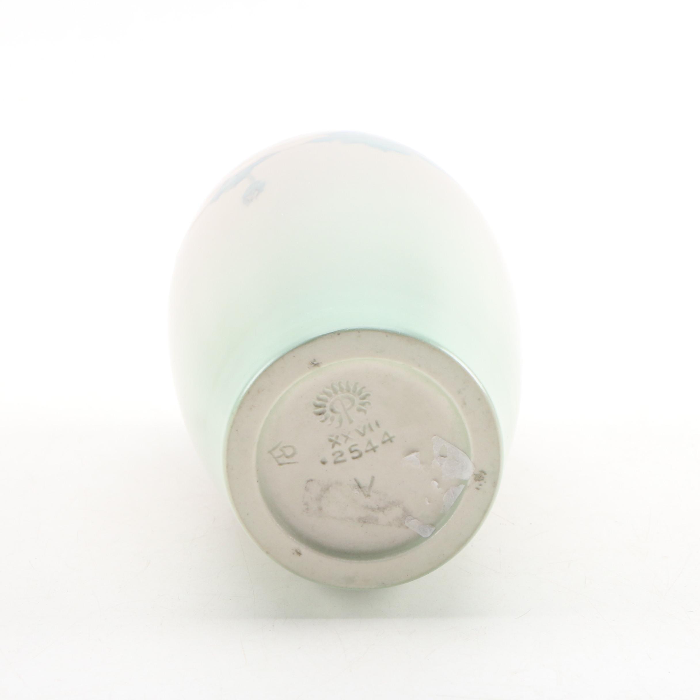 Edward George Diers Rookwood Pottery Vellum Glaze Vase, 1927