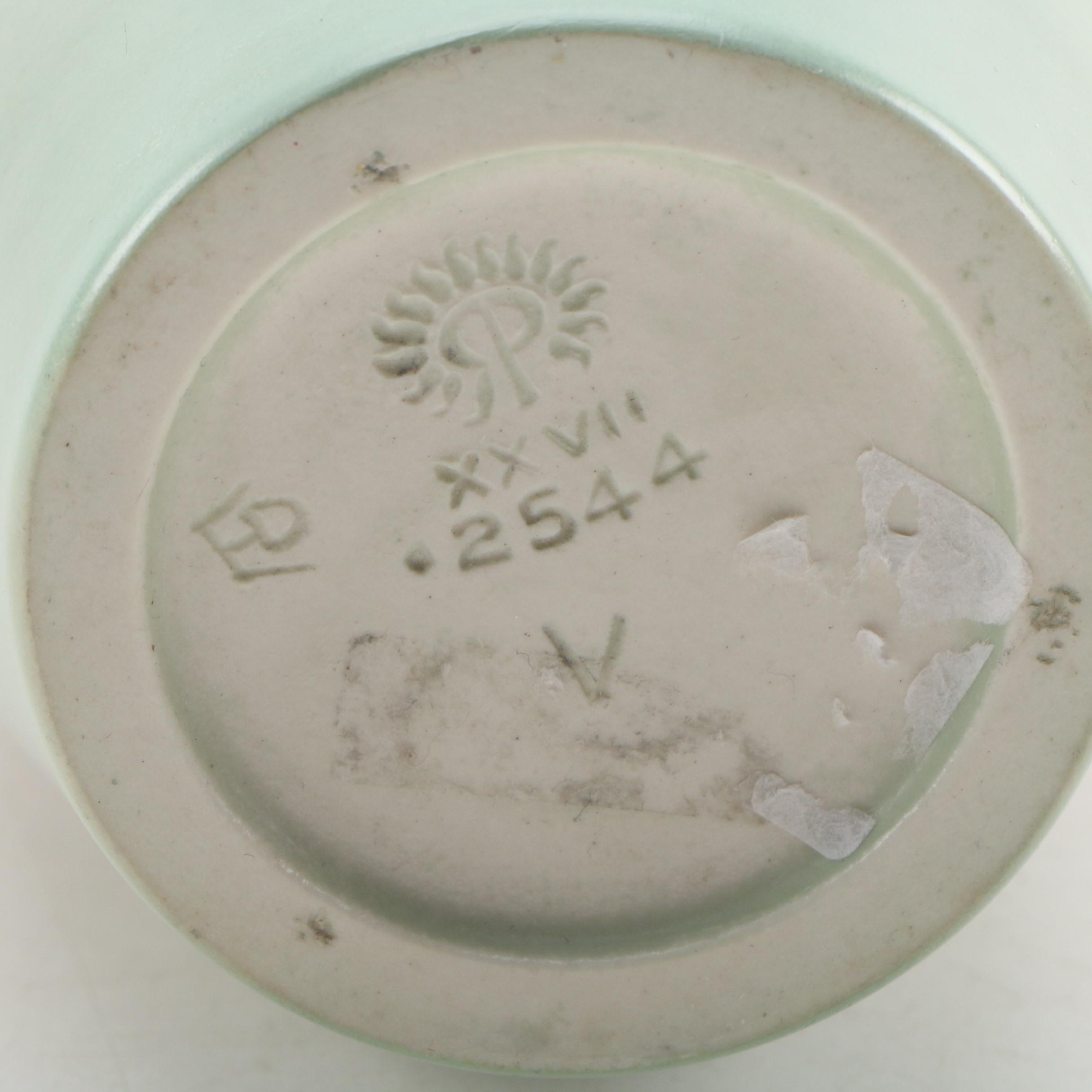 Edward George Diers Rookwood Pottery Vellum Glaze Vase, 1927