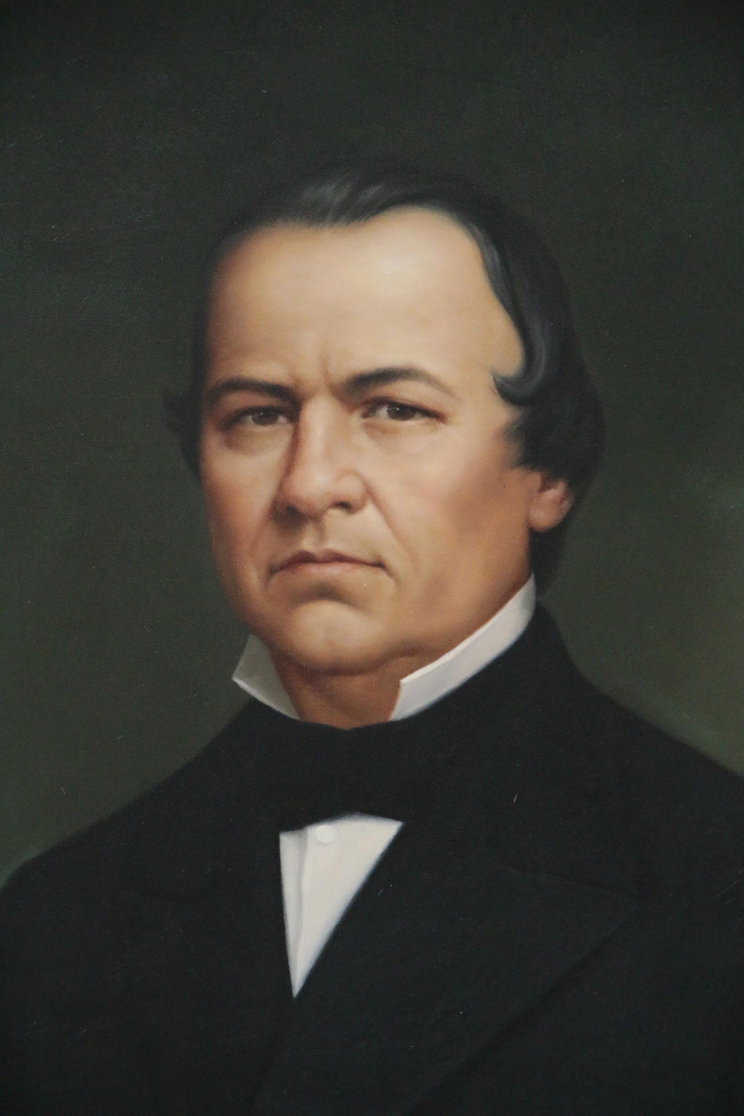 Portrait Oil Painting of President Andrew Johnson