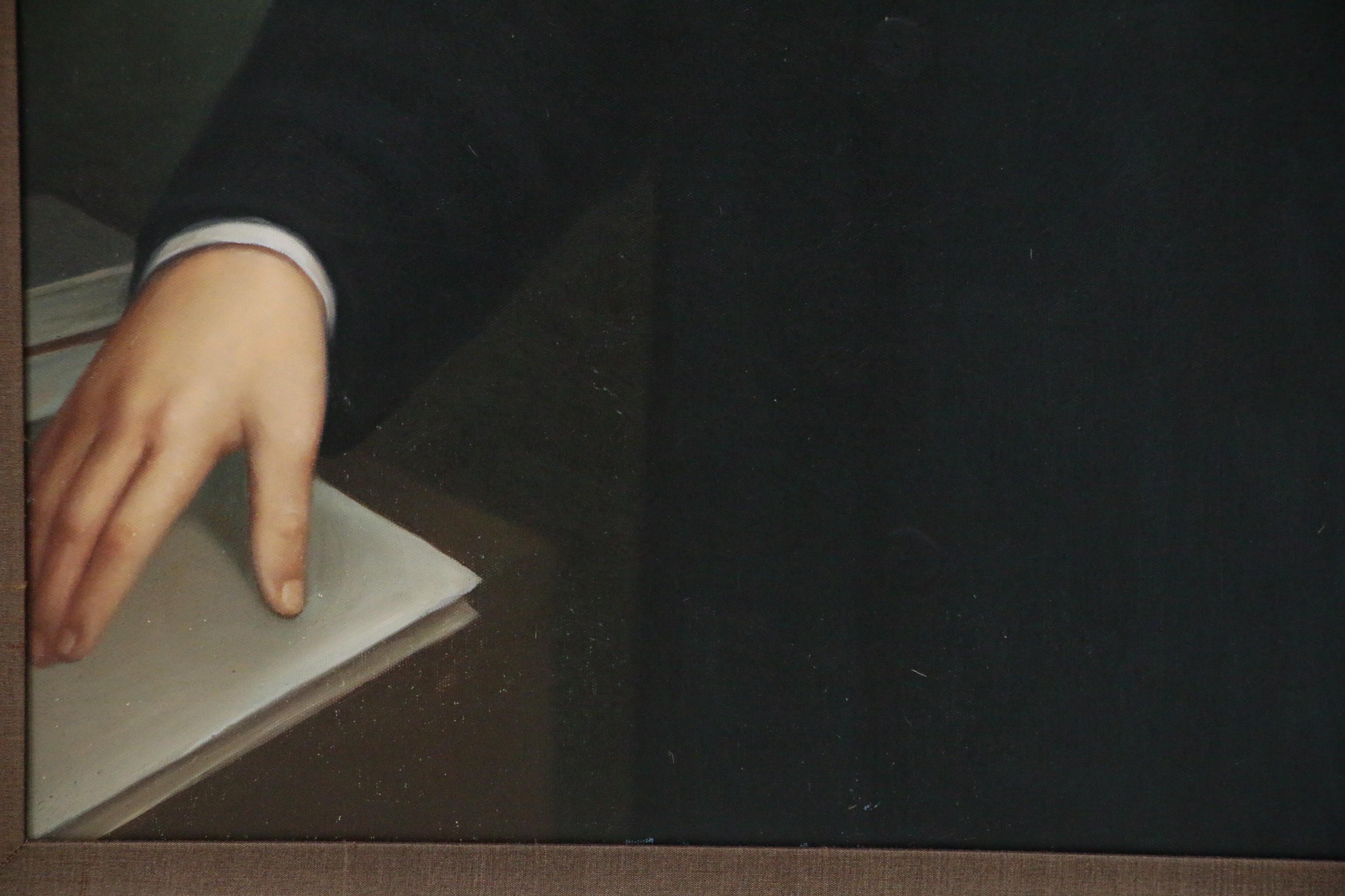 Portrait Oil Painting of President Andrew Johnson