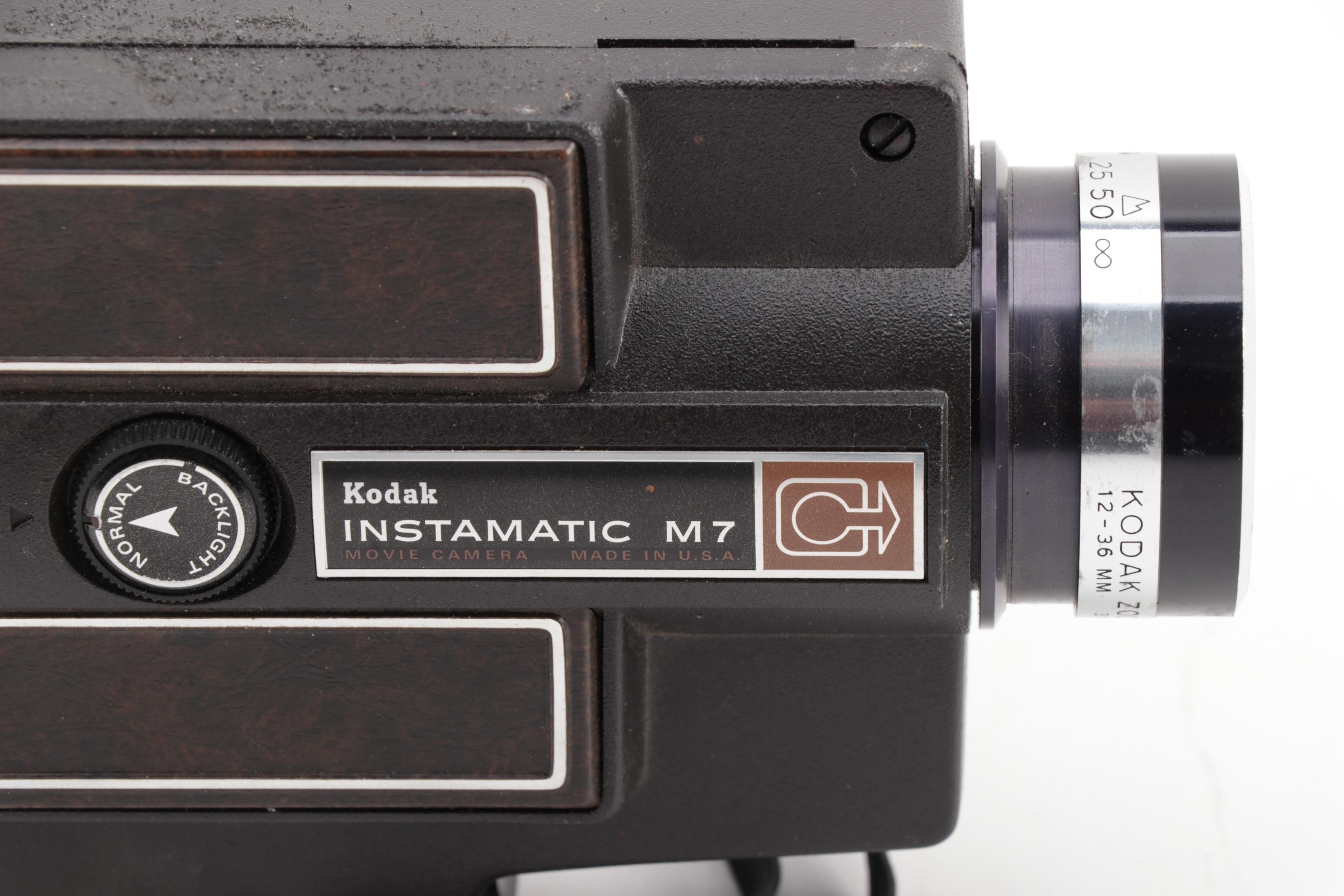 Kodak Instamatic M7 Movie Camera and Six-16 Brownie