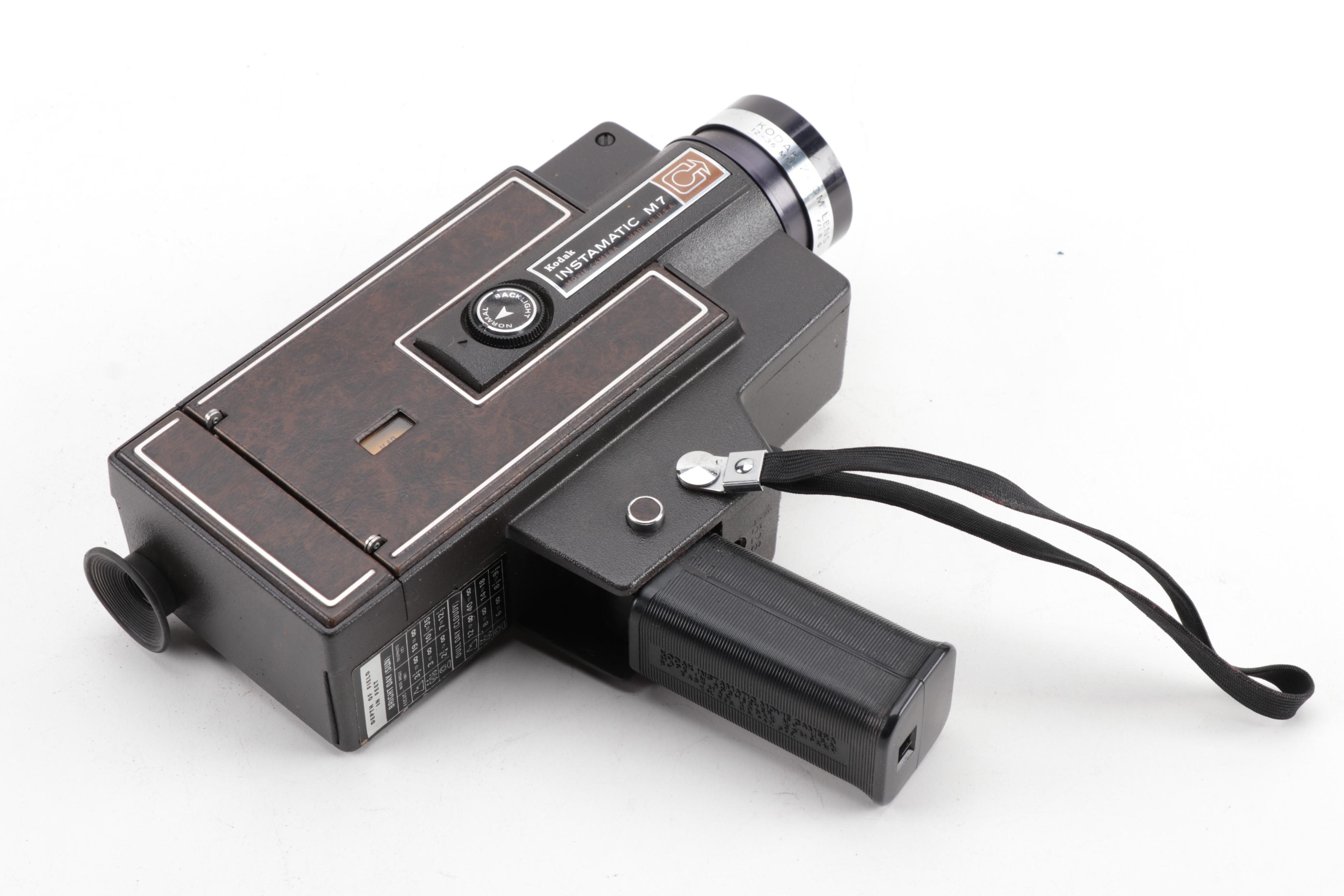 Kodak Instamatic M7 Movie Camera and Six-16 Brownie