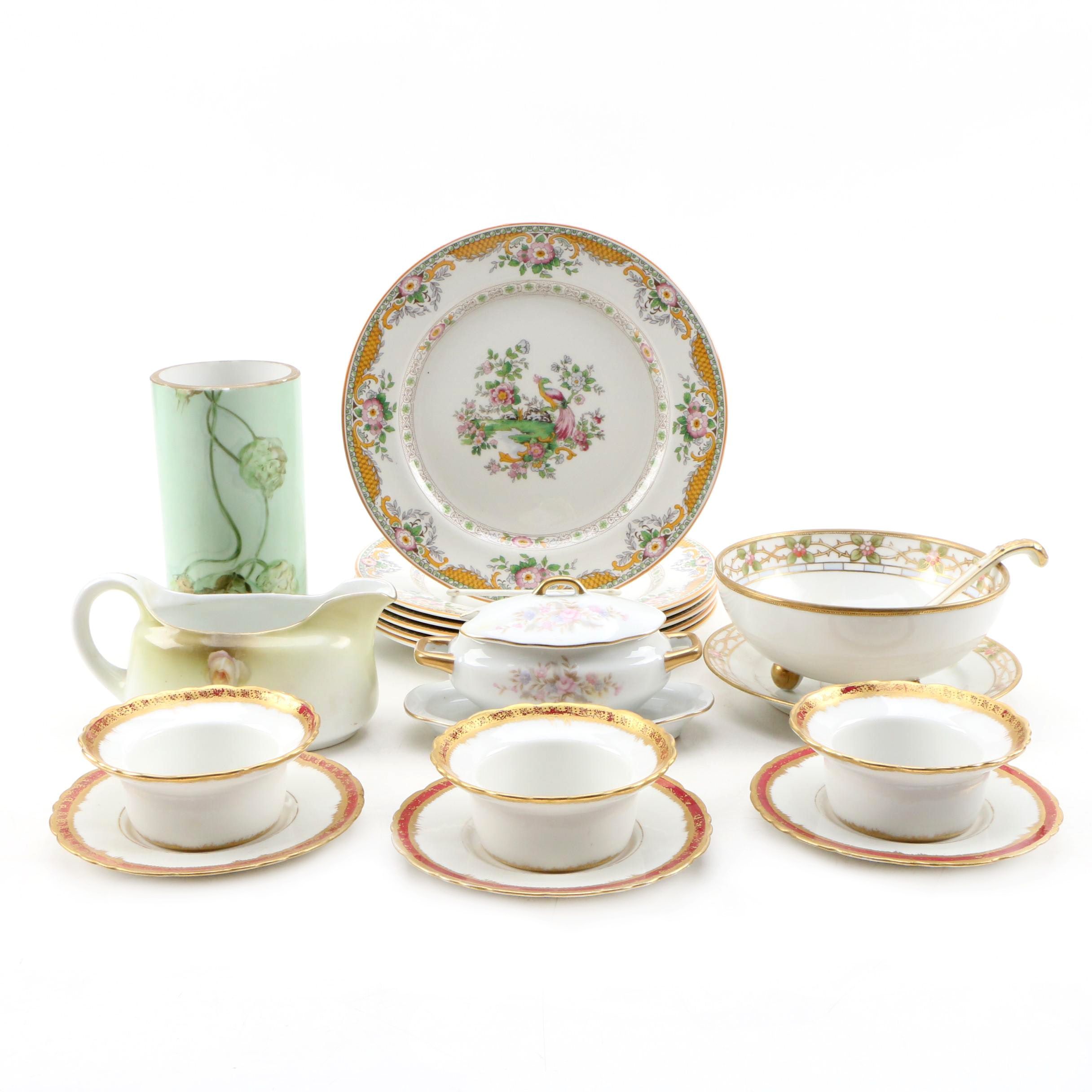 John Maddock & Sons Salad Plates with Théodore Haviland Ramekins and More