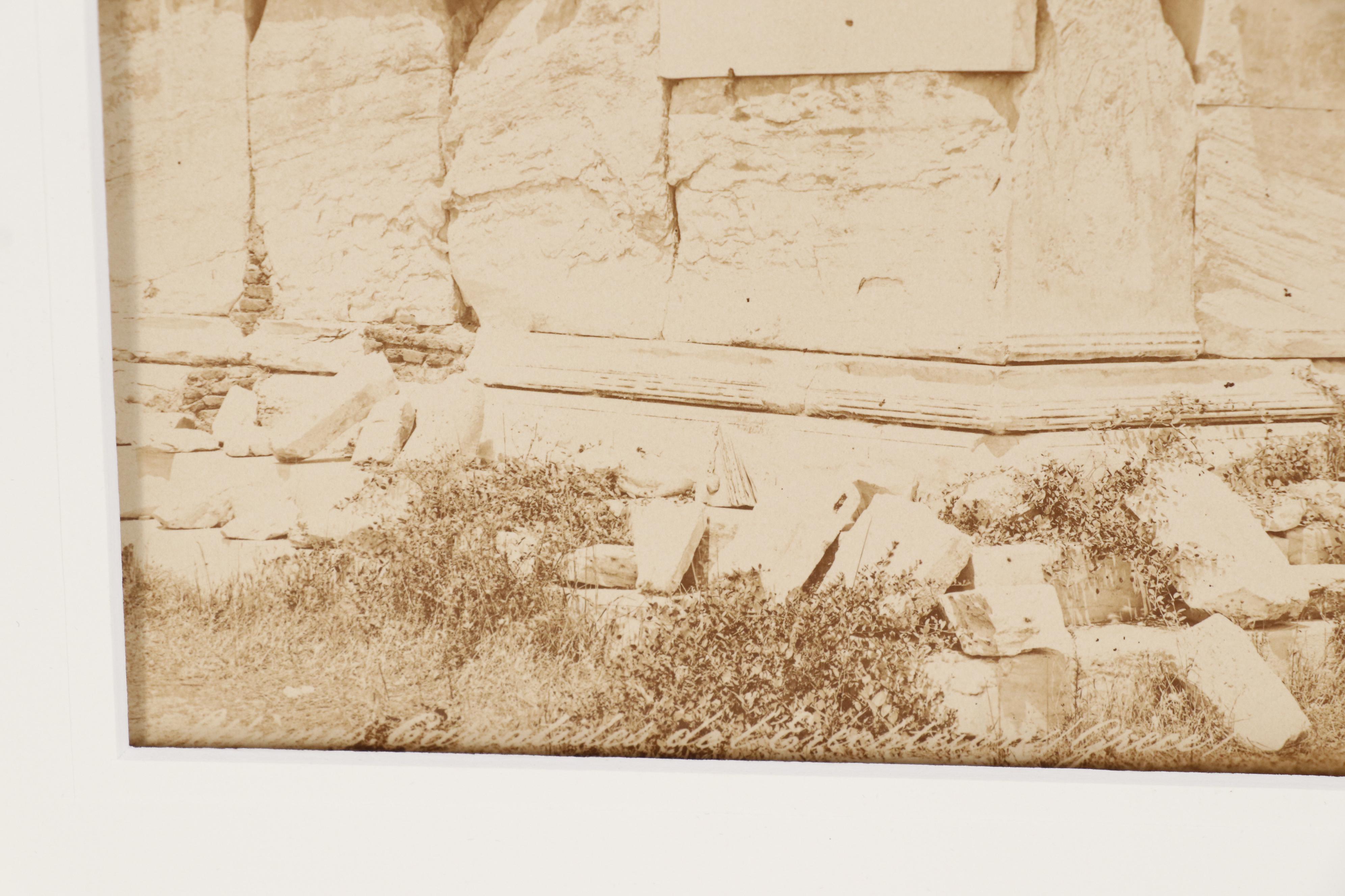 Félix Bonfils Albumen Silver Print Photograph of Athens