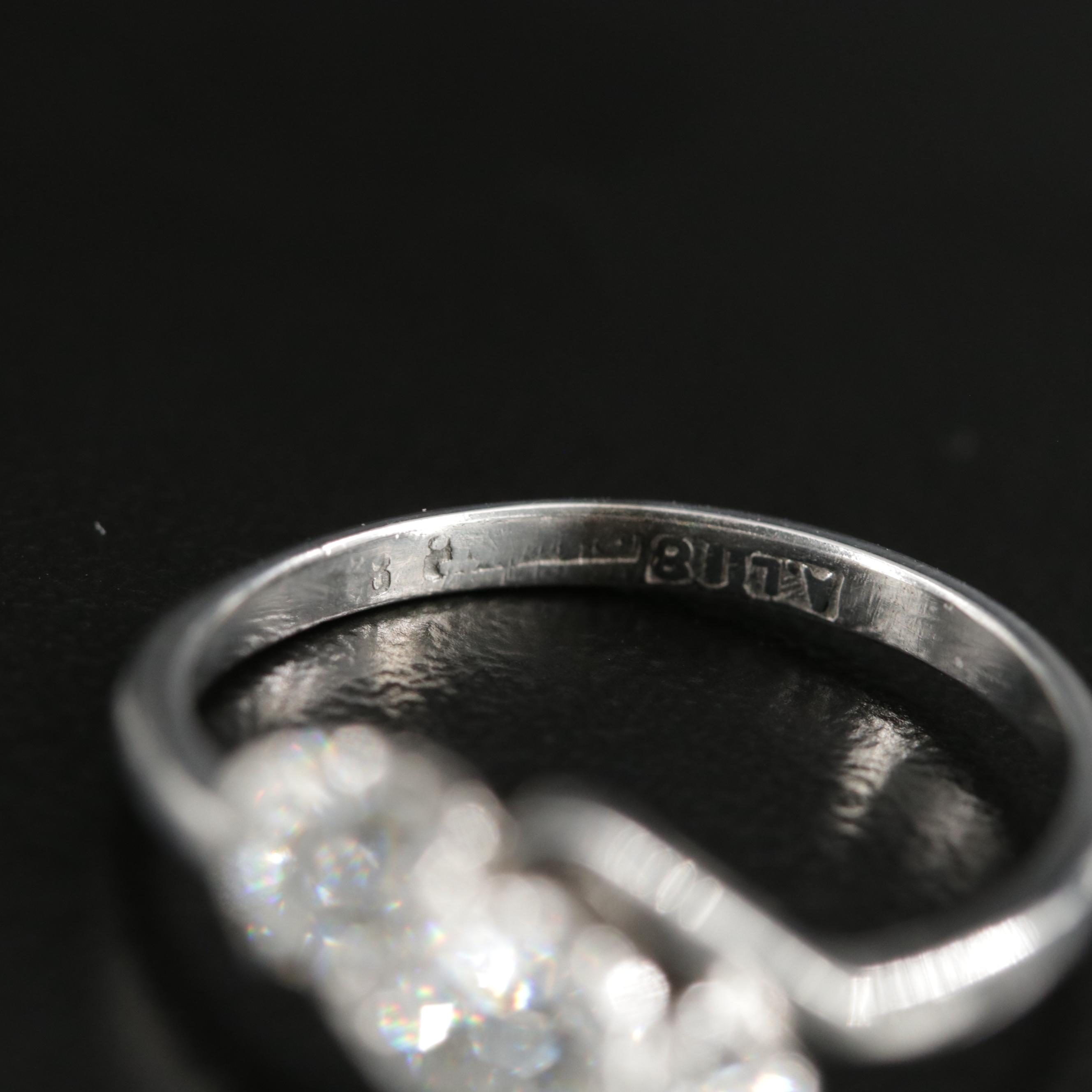 18K White Gold Diamond Ring