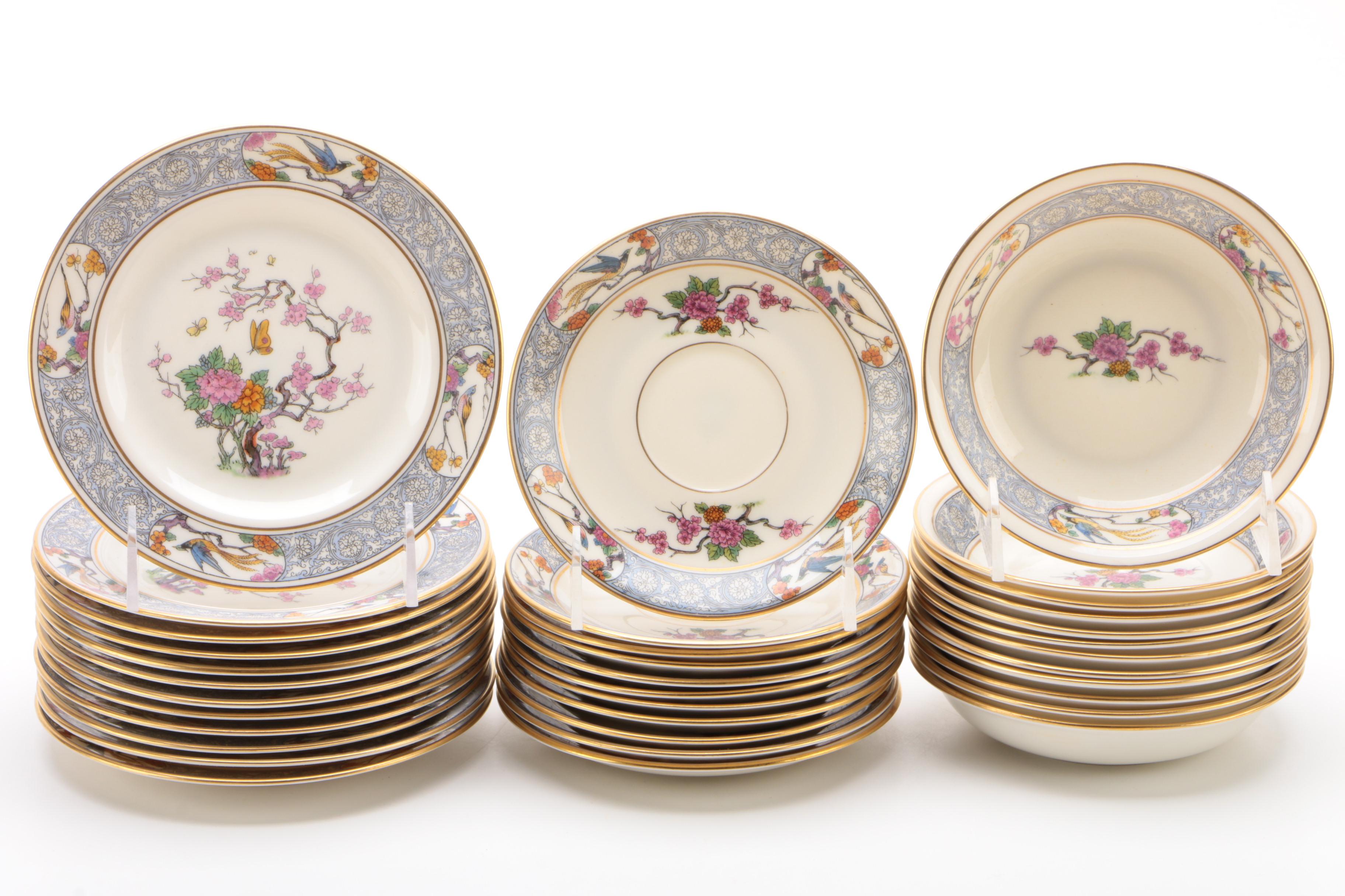Lenox "Ming" Bone China Dinnerware, Early to Mid 20th Century