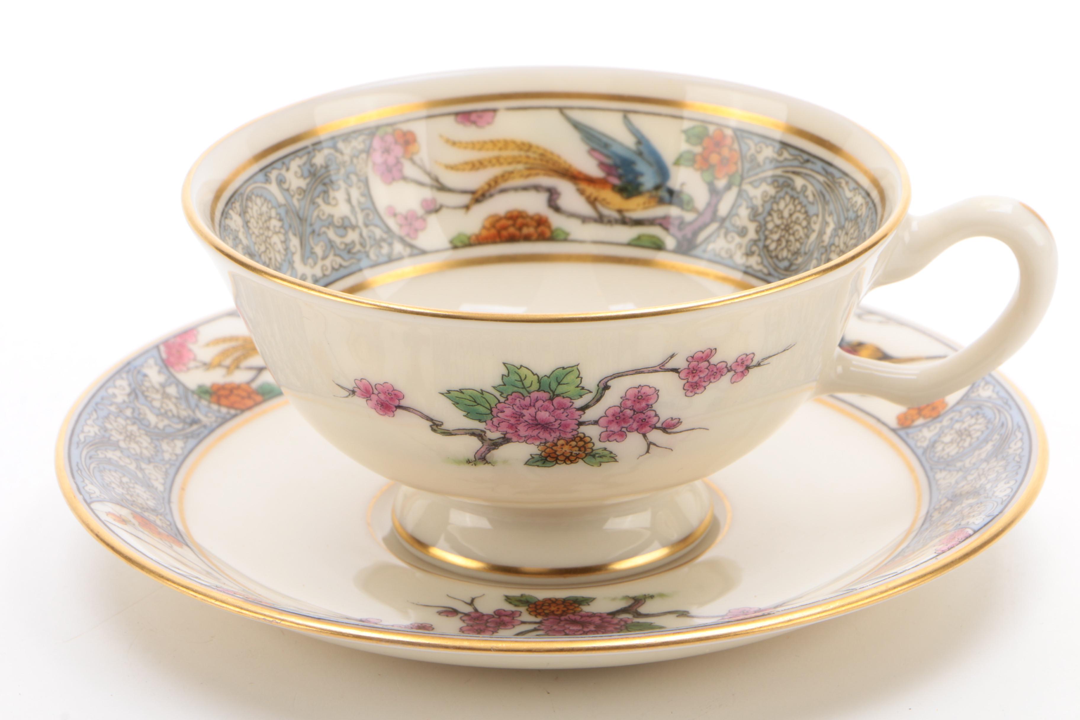 Lenox "Ming" Bone China Dinnerware, Early to Mid 20th Century