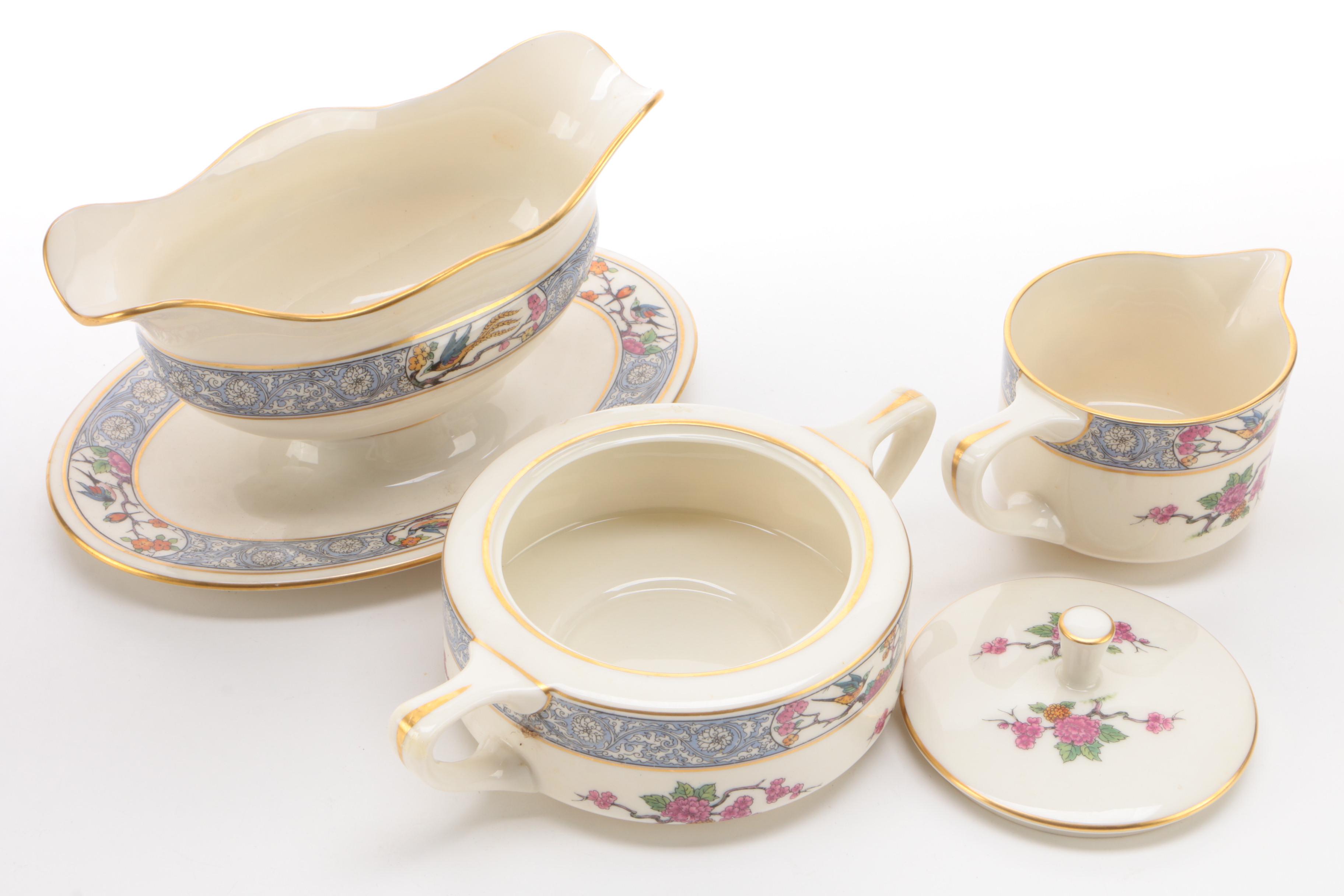 Lenox "Ming" Bone China Dinnerware, Early to Mid 20th Century