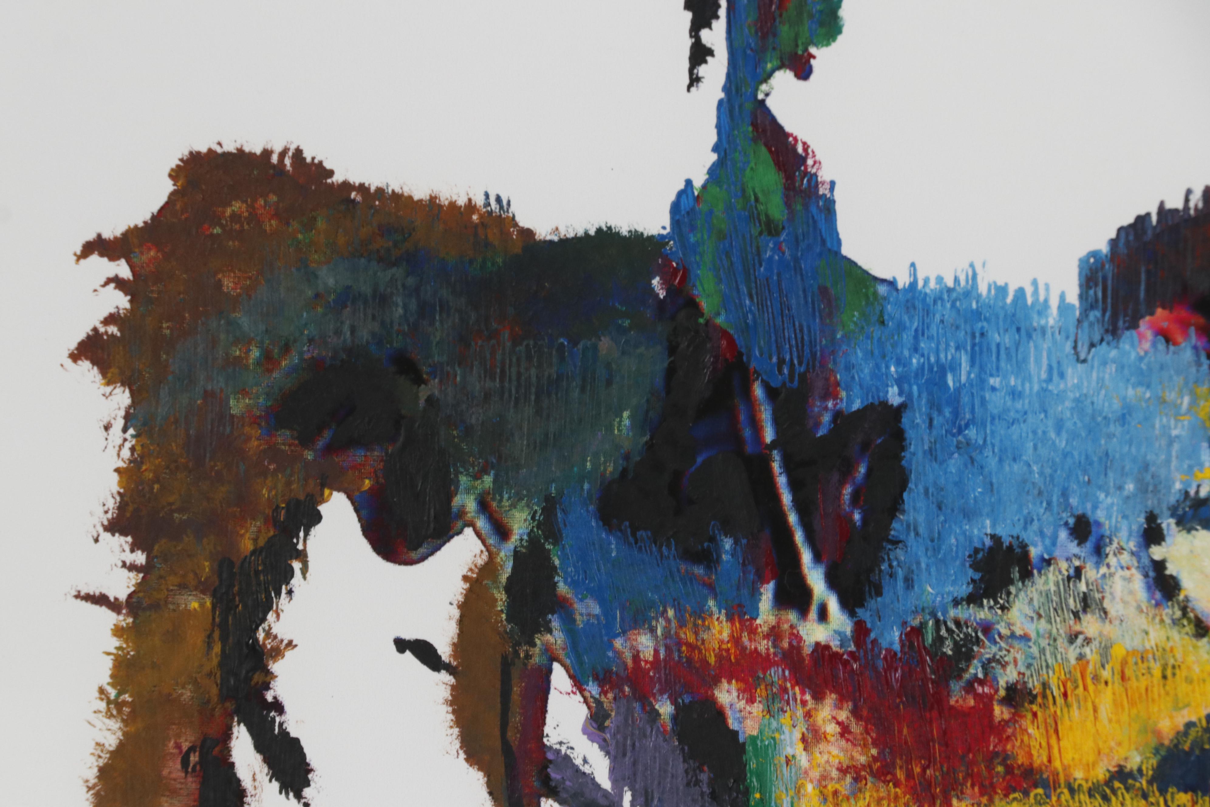 Robert Lackney Mixed Media Painting "Childhood Dream Memory", 2013