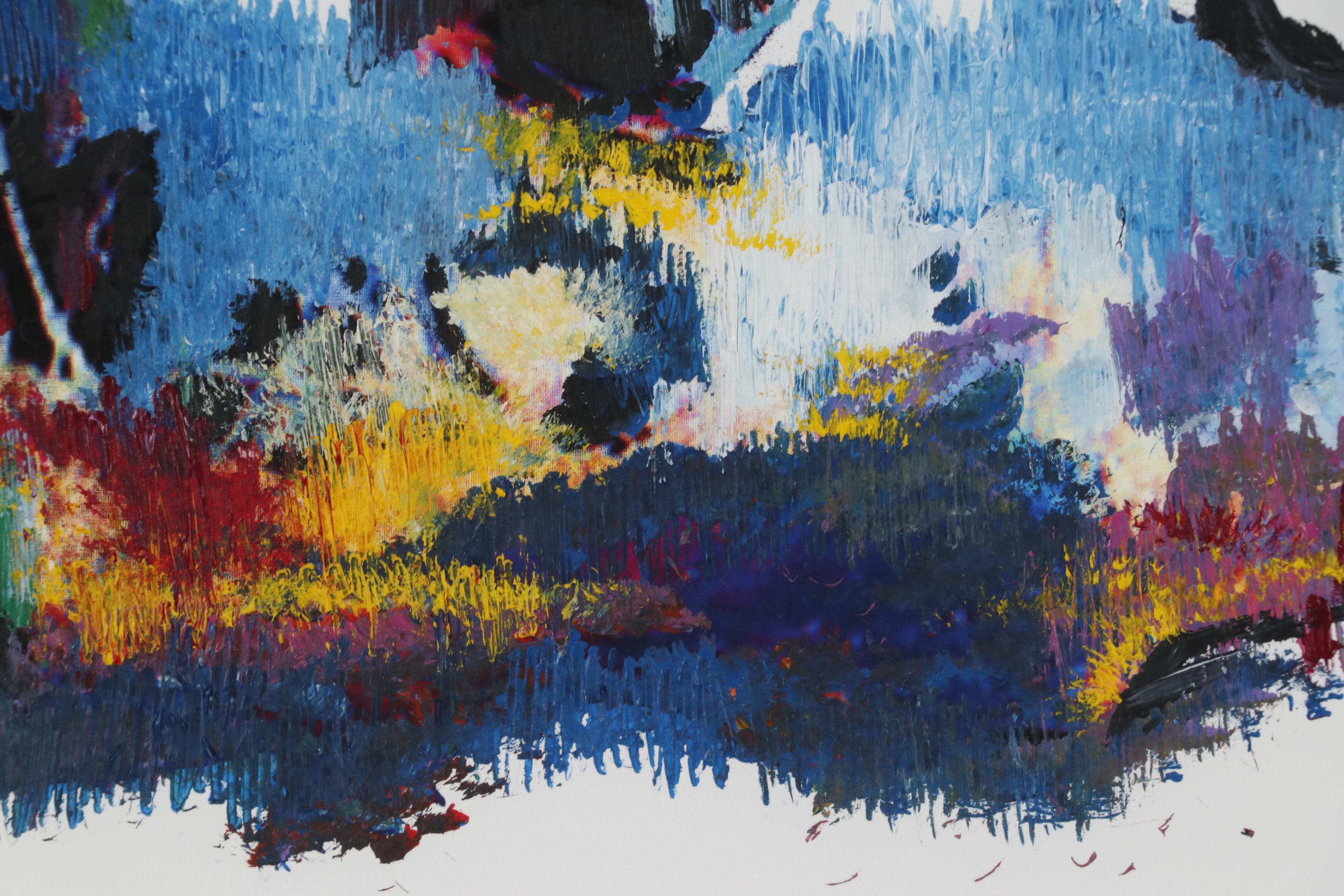 Robert Lackney Mixed Media Painting "Childhood Dream Memory", 2013