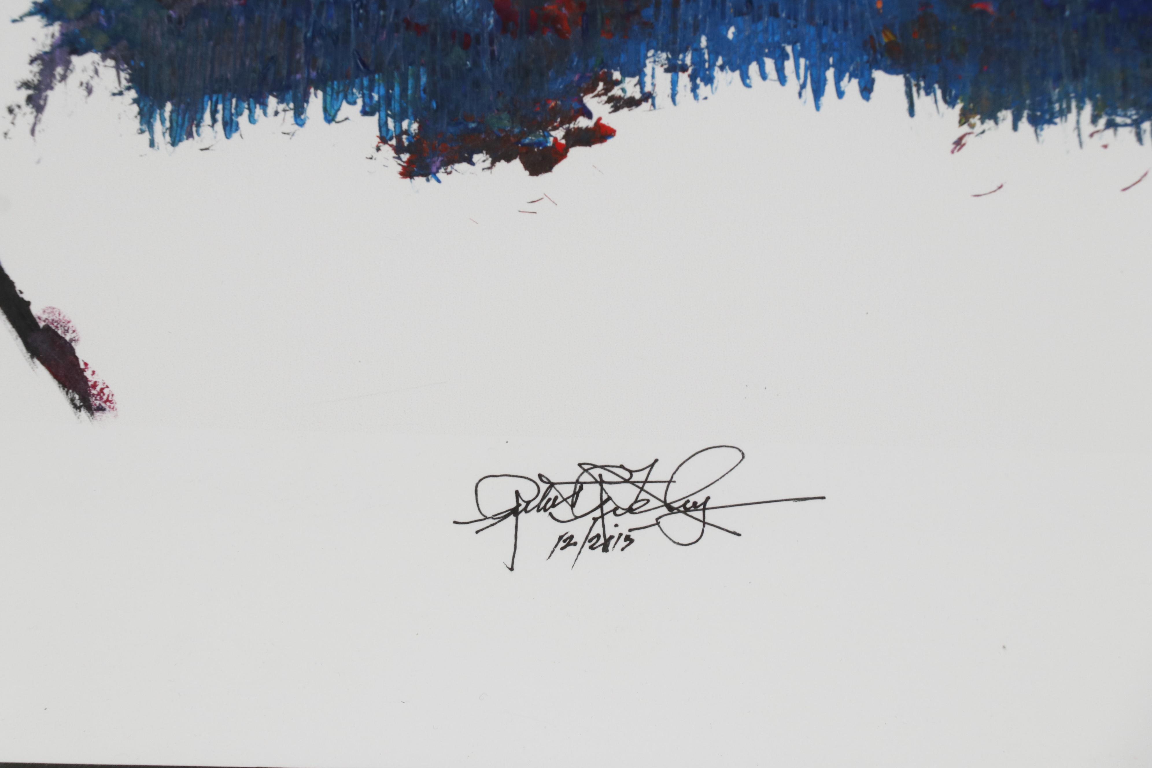 Robert Lackney Mixed Media Painting "Childhood Dream Memory", 2013