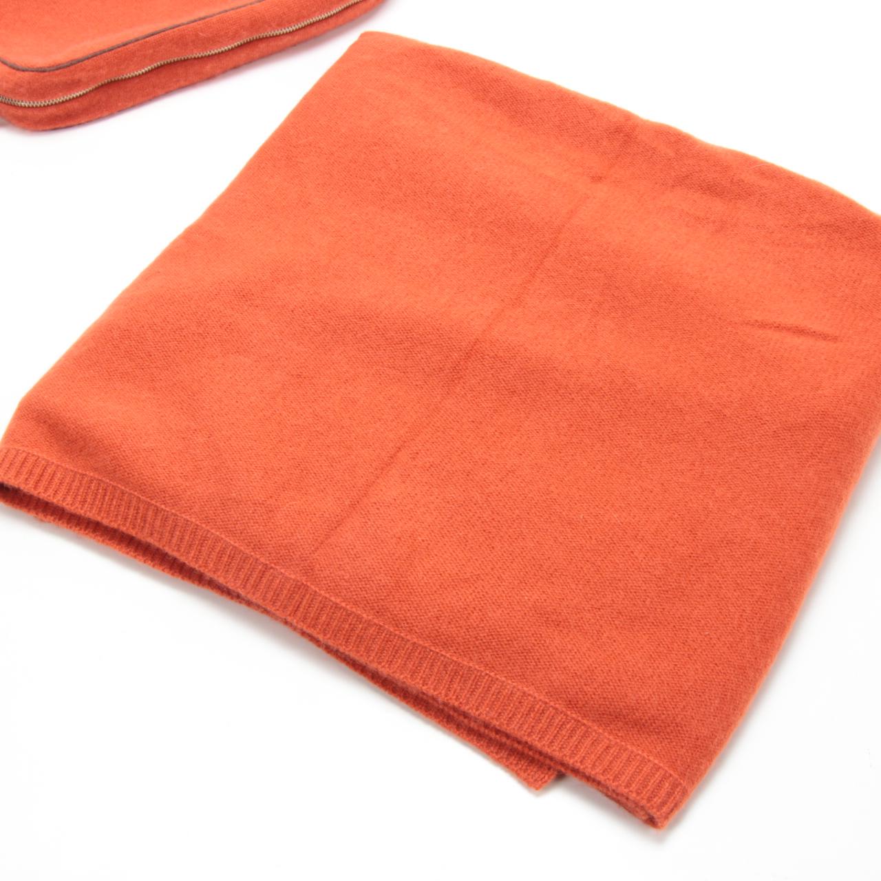 Armand Diradourian Cashmere Travel Blanket with Pouch