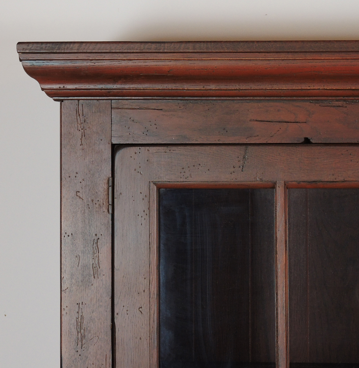 Broyhill "Attic Heirlooms" China Cabinet in Rustic Oak Finish