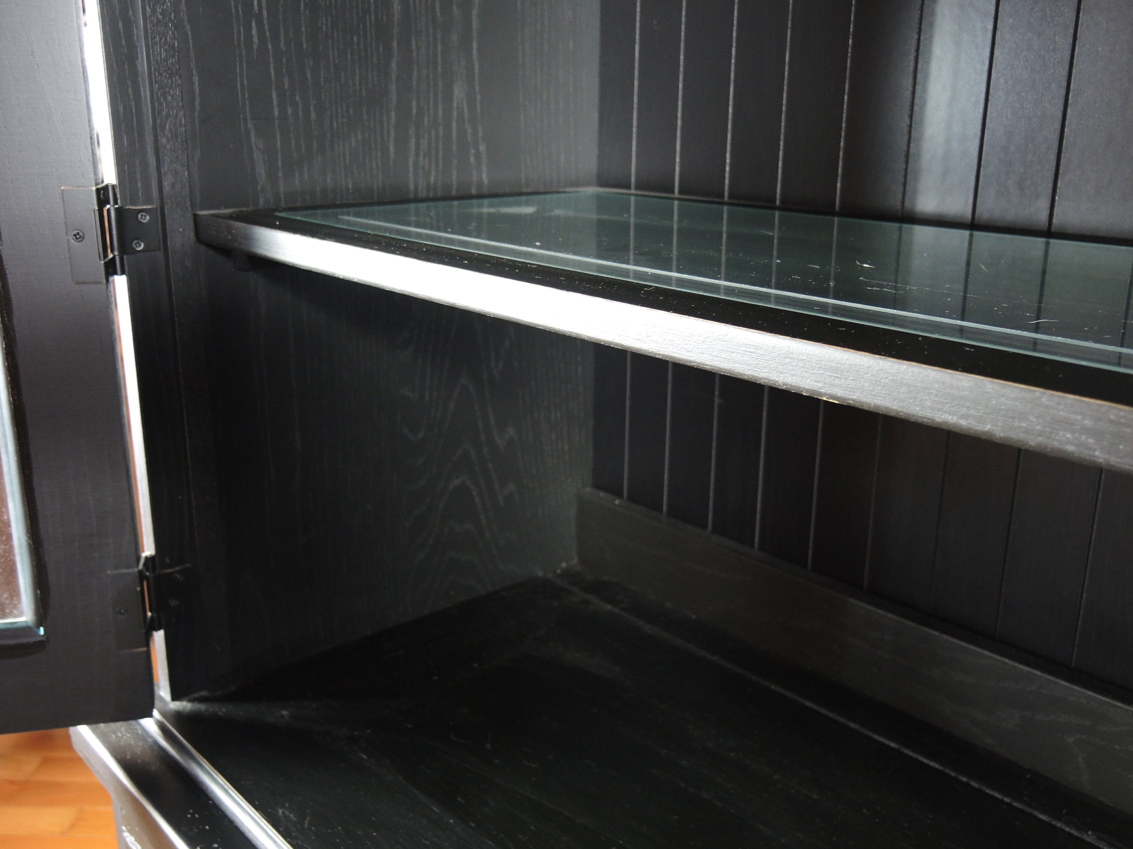 Broyhill "Attic Heirlooms" Ebonized Wood Base and Cabinet