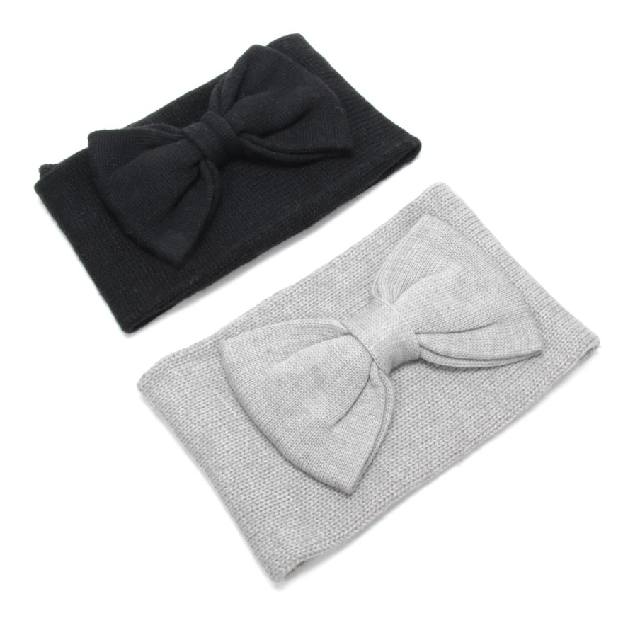 Kate Spade New York Knit Infinity Scarves with Bow