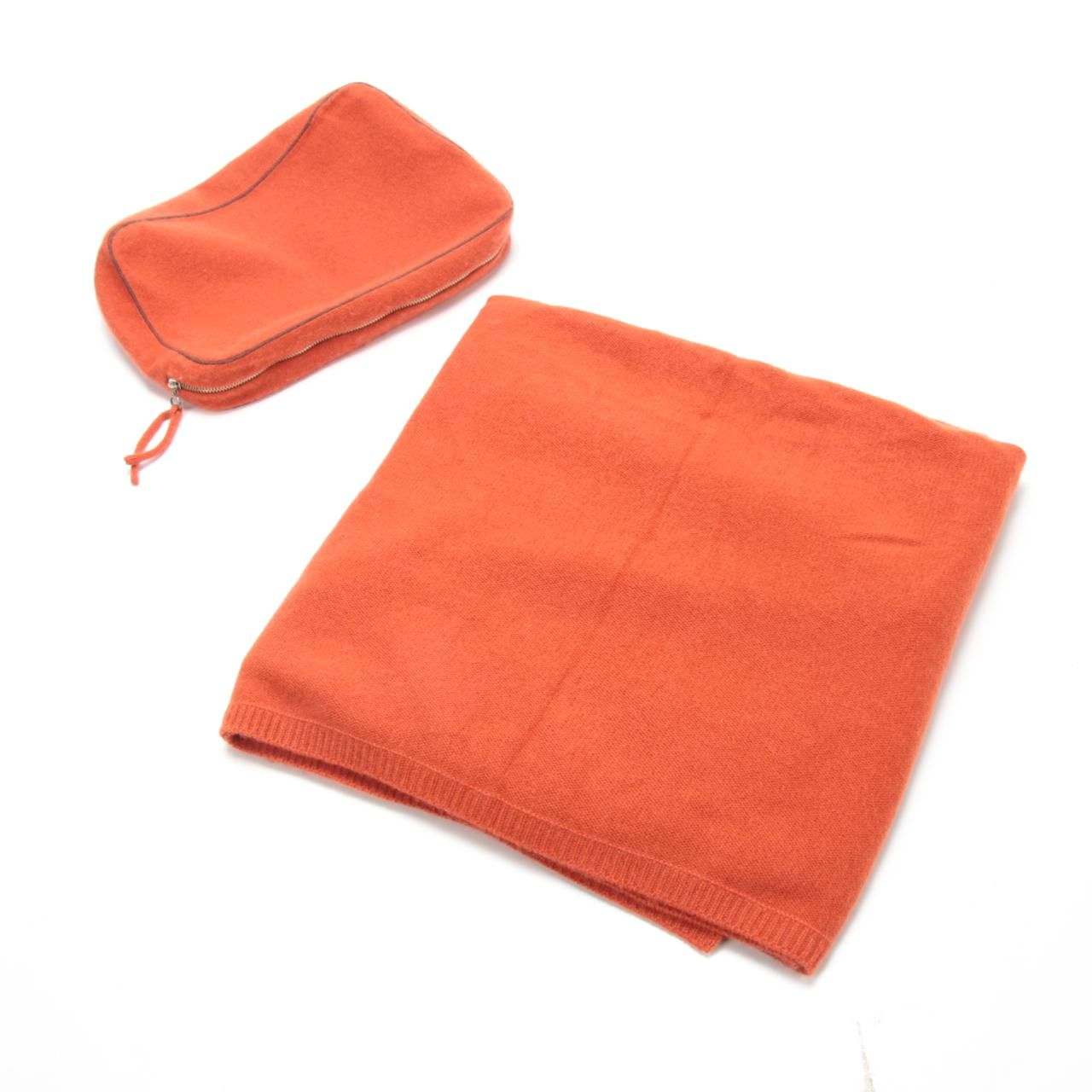 Armand Diradourian Cashmere Travel Blanket with Pouch
