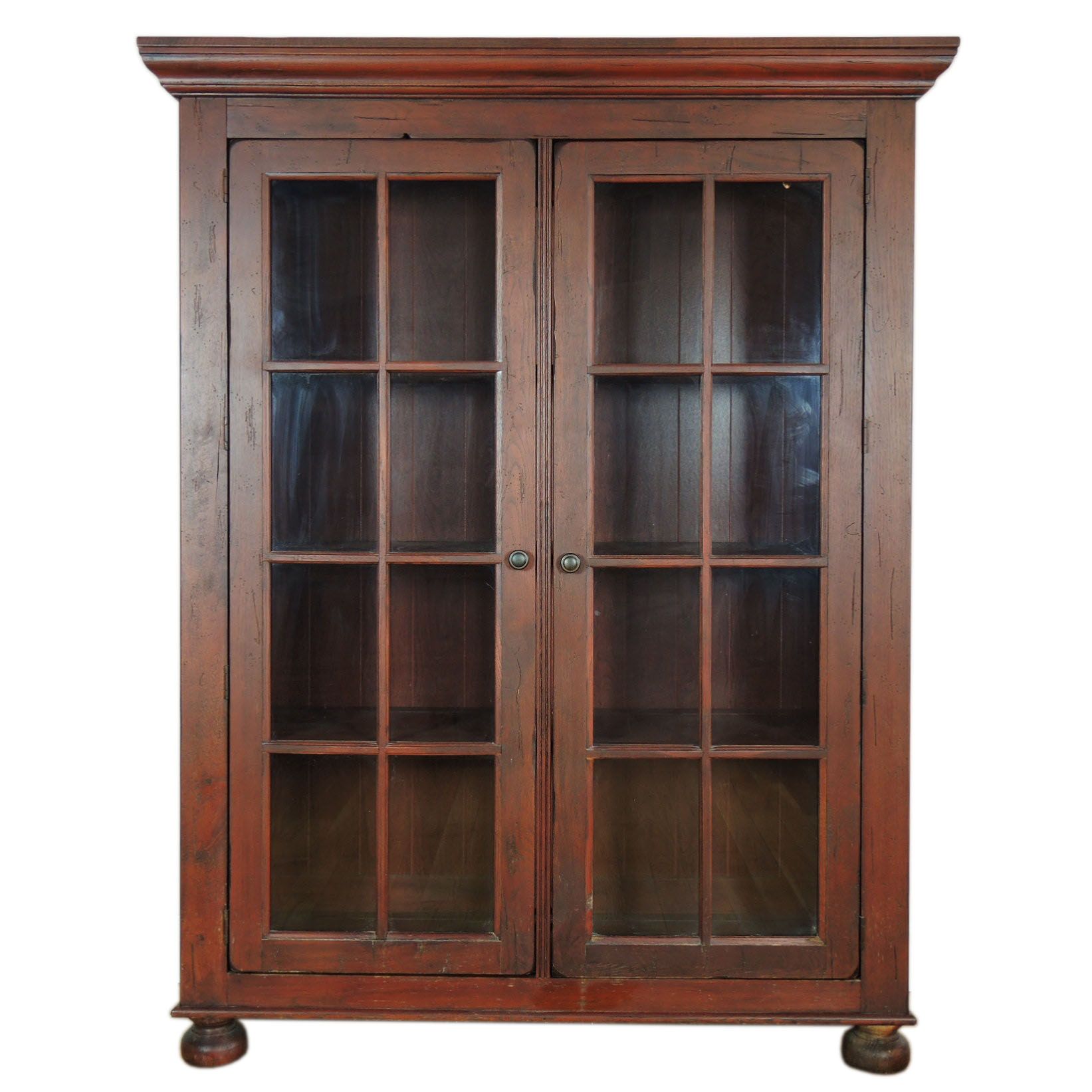 Broyhill "Attic Heirlooms" China Cabinet in Rustic Oak Finish