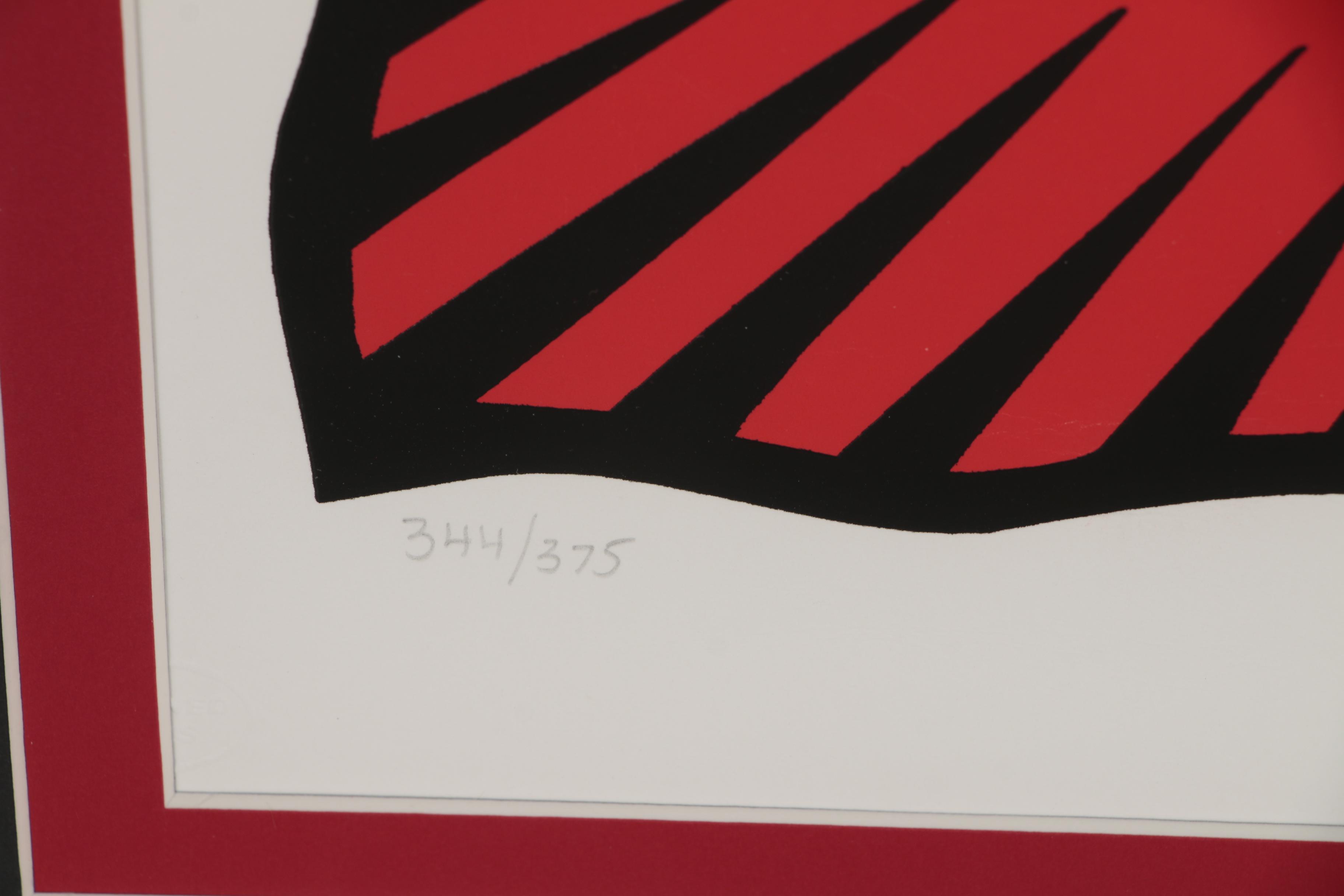 Burton Morris Pop Art Serigraph "The Bull", 1997