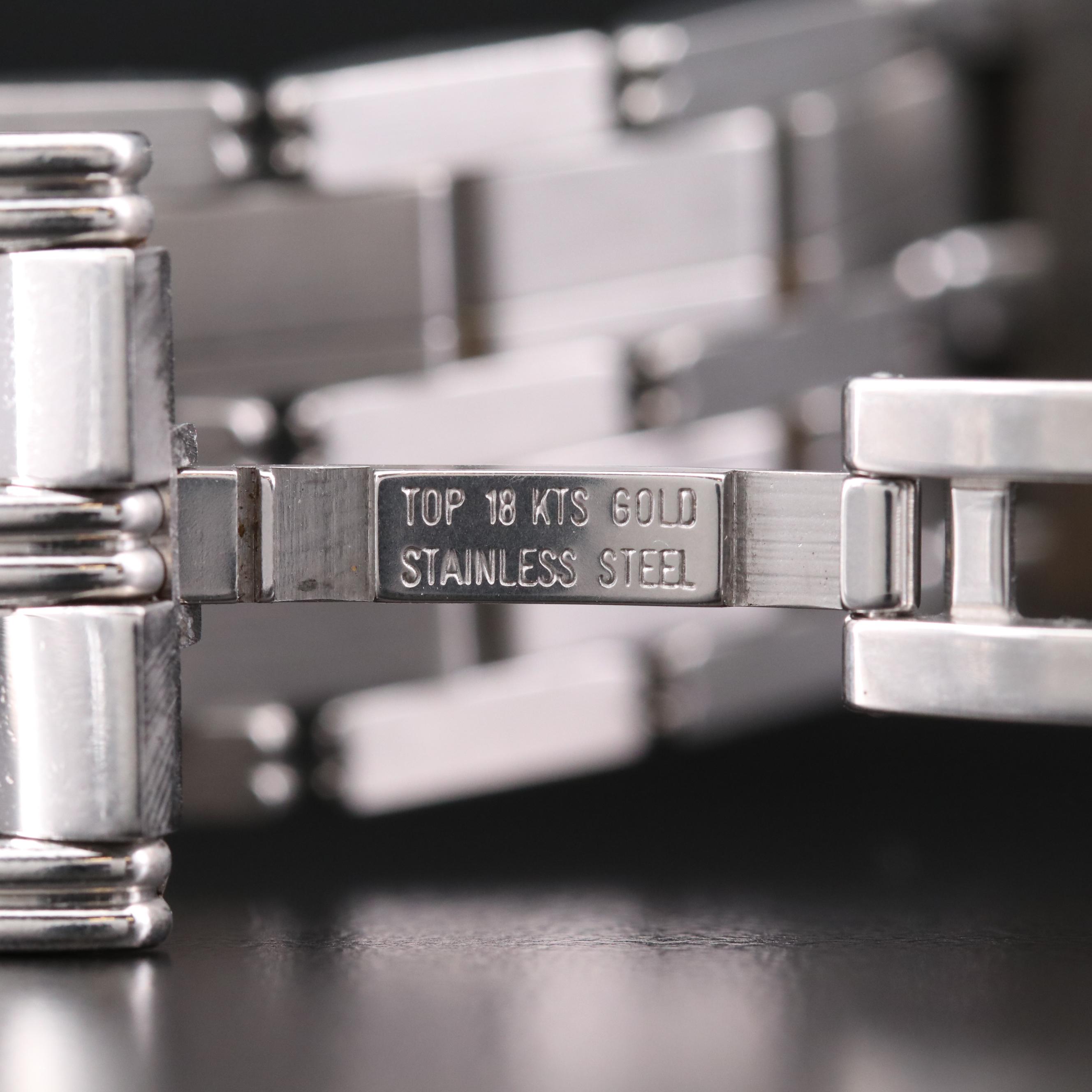 Cyma Stainless Steel and 18K Gold Swiss Quartz Watch