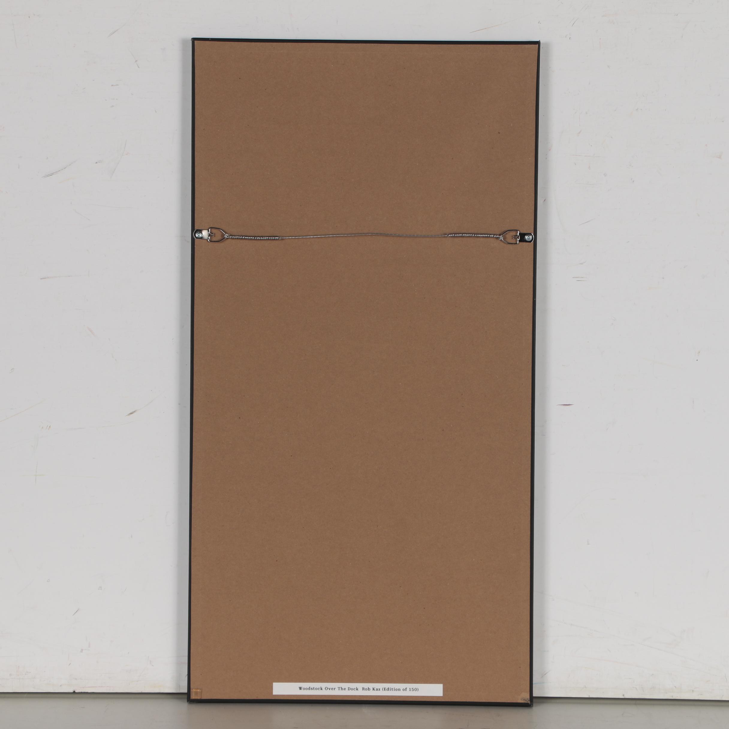 Giclée After Rob Kaz Peanuts Illustration "Woodstock Over the Dock"