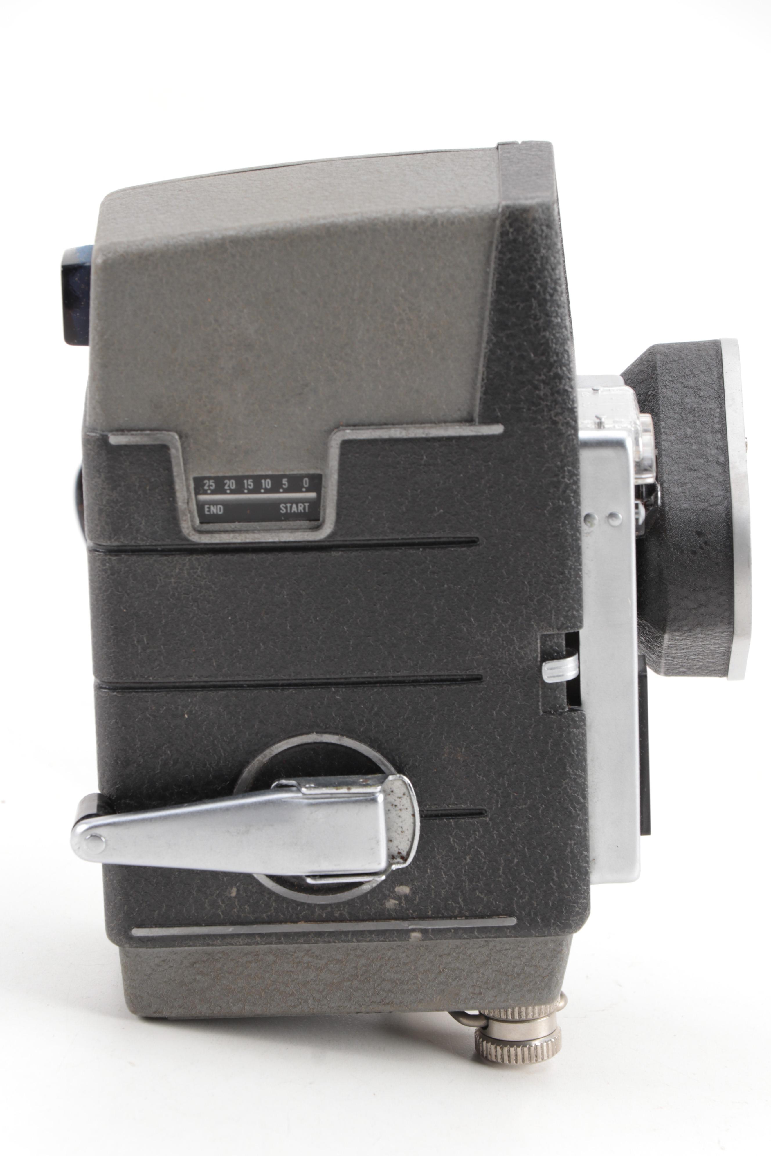 Bell & Howell Eye 8mm Movie Camera with 125 V.A.C. Lighting Device, circa 1958