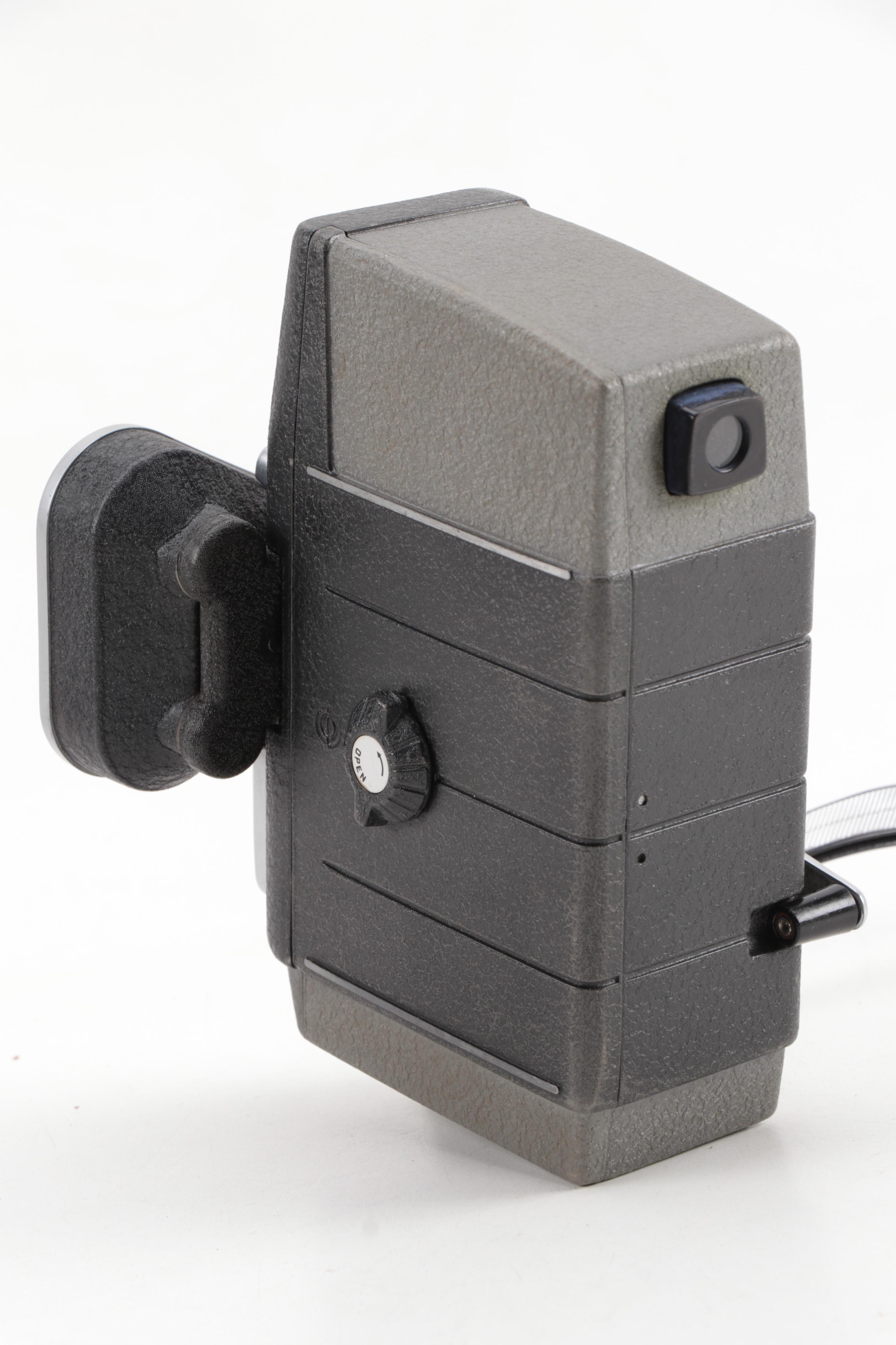 Bell & Howell Eye 8mm Movie Camera with 125 V.A.C. Lighting Device, circa 1958