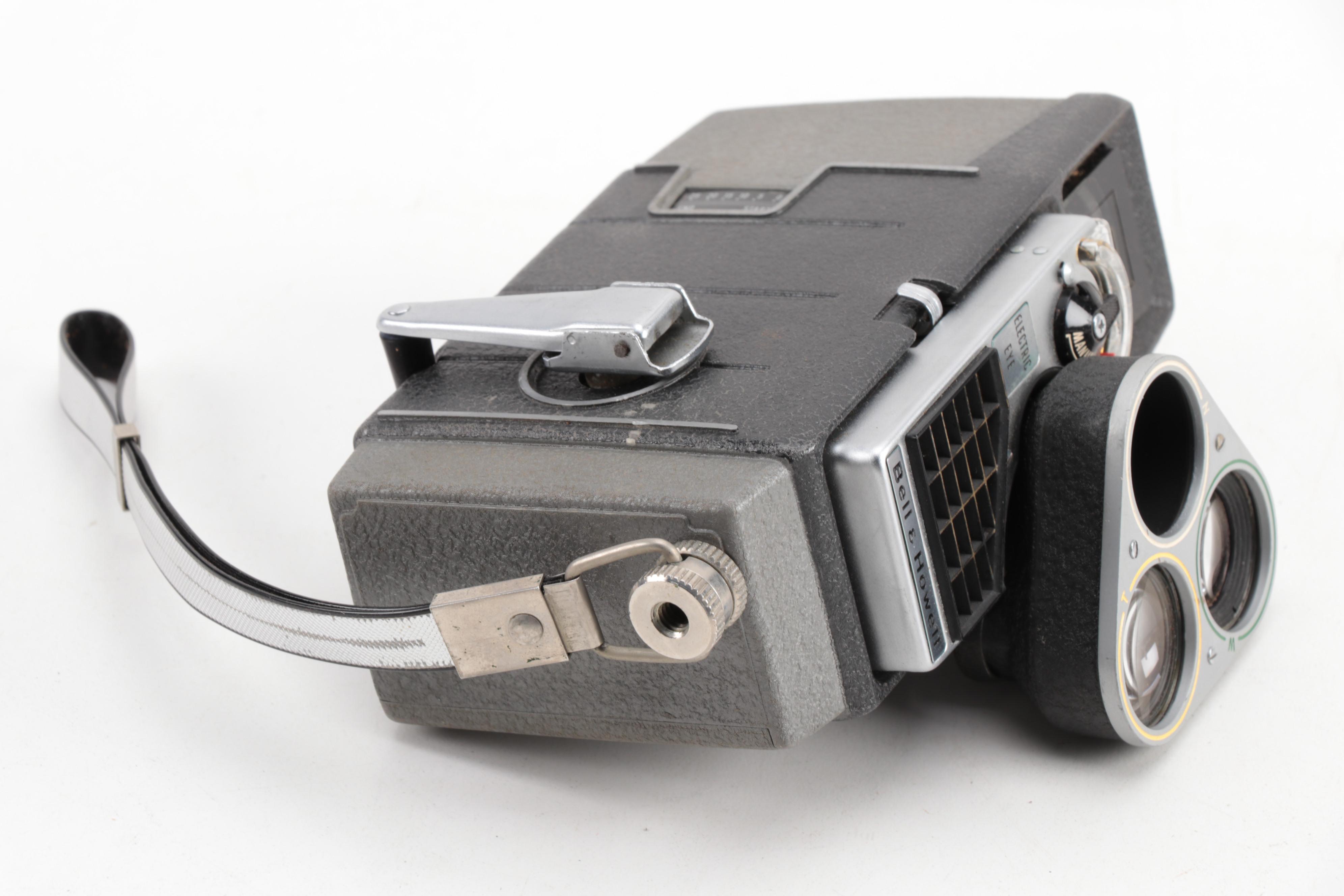 Bell & Howell Eye 8mm Movie Camera with 125 V.A.C. Lighting Device, circa 1958