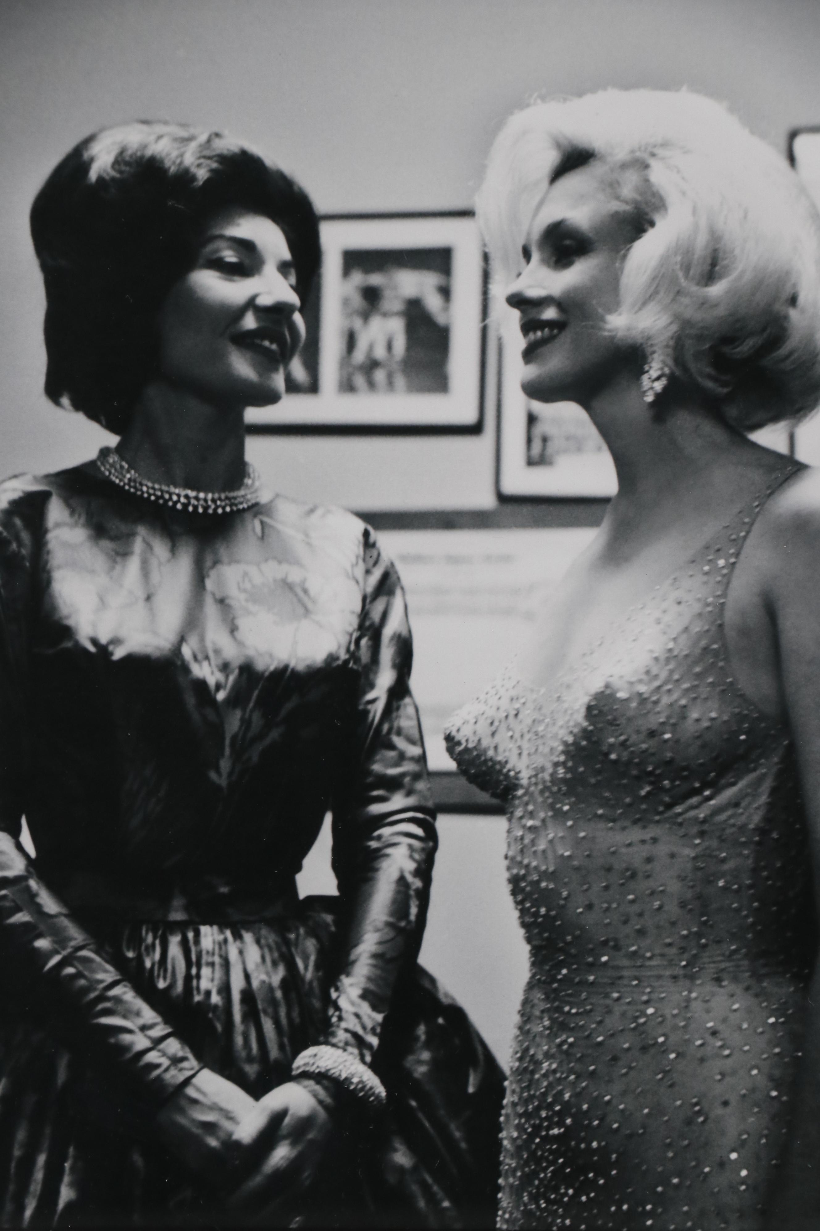 Victor Helou Silver Gelatin Photograph "Maria Callas and Marilyn Monroe"