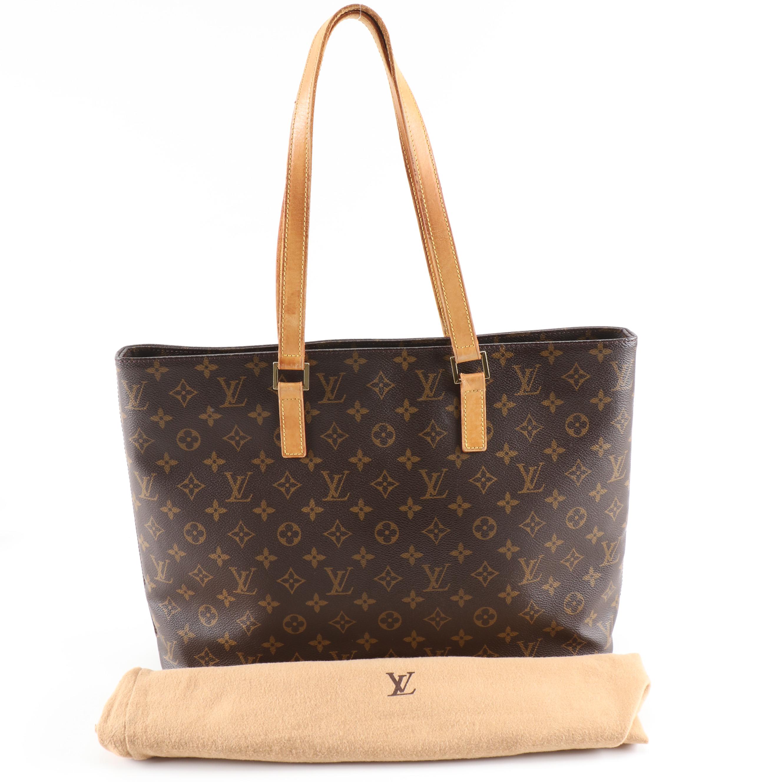 Louis Vuitton Luco Tote in Monogram Canvas and Vachetta Leather
