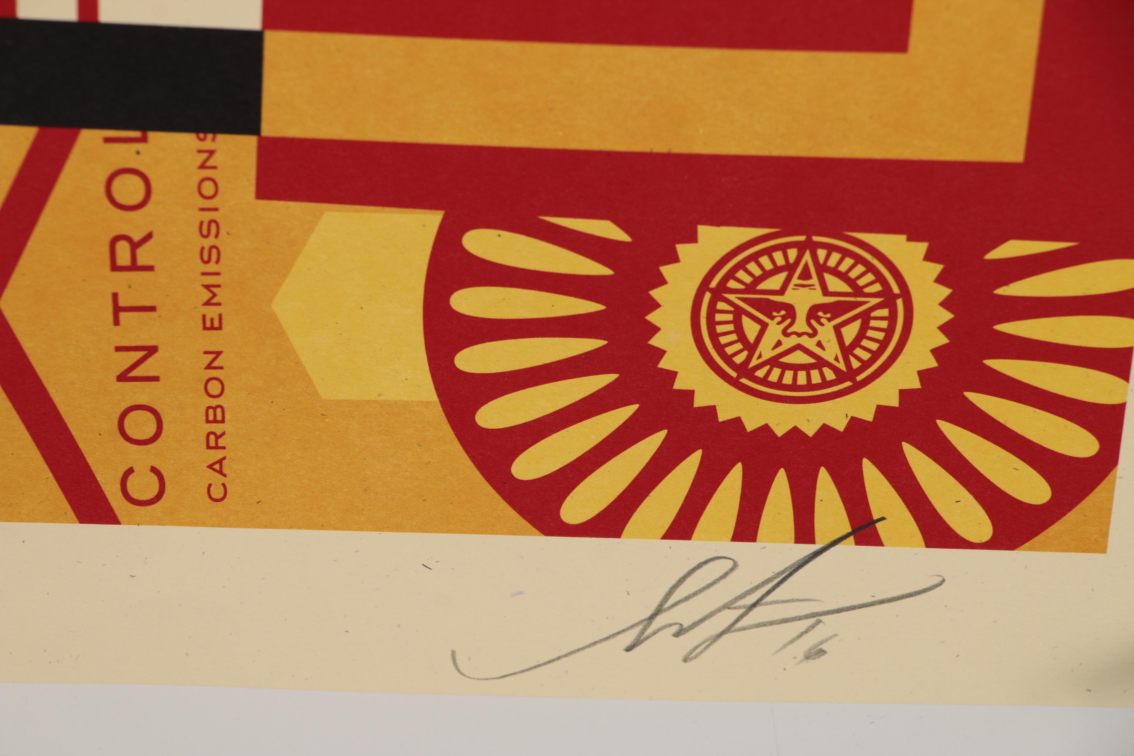 Shepard Fairey Offset Poster Triptych "OBEY 3-Face Collage", 2016