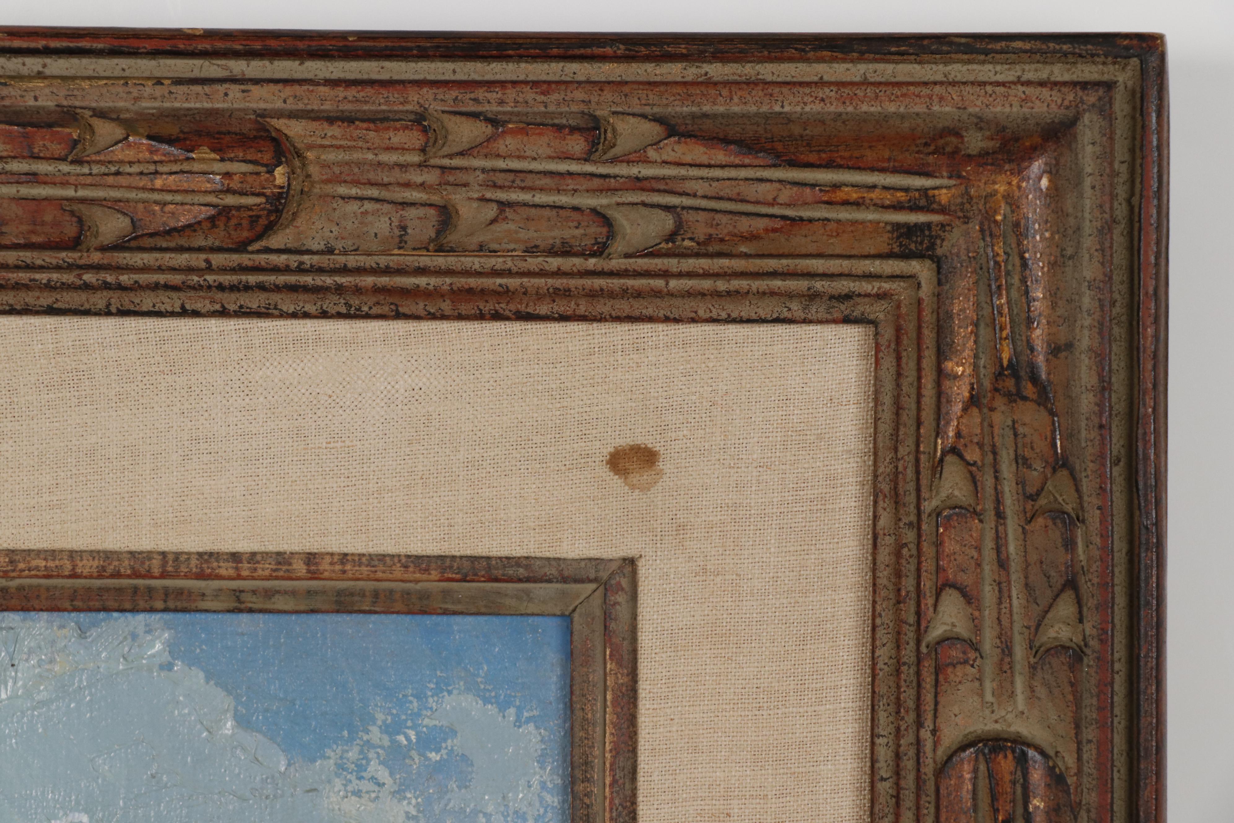 A. Kelly Pruitt Pastoral Landscape Oil Painting "Spring Shower"