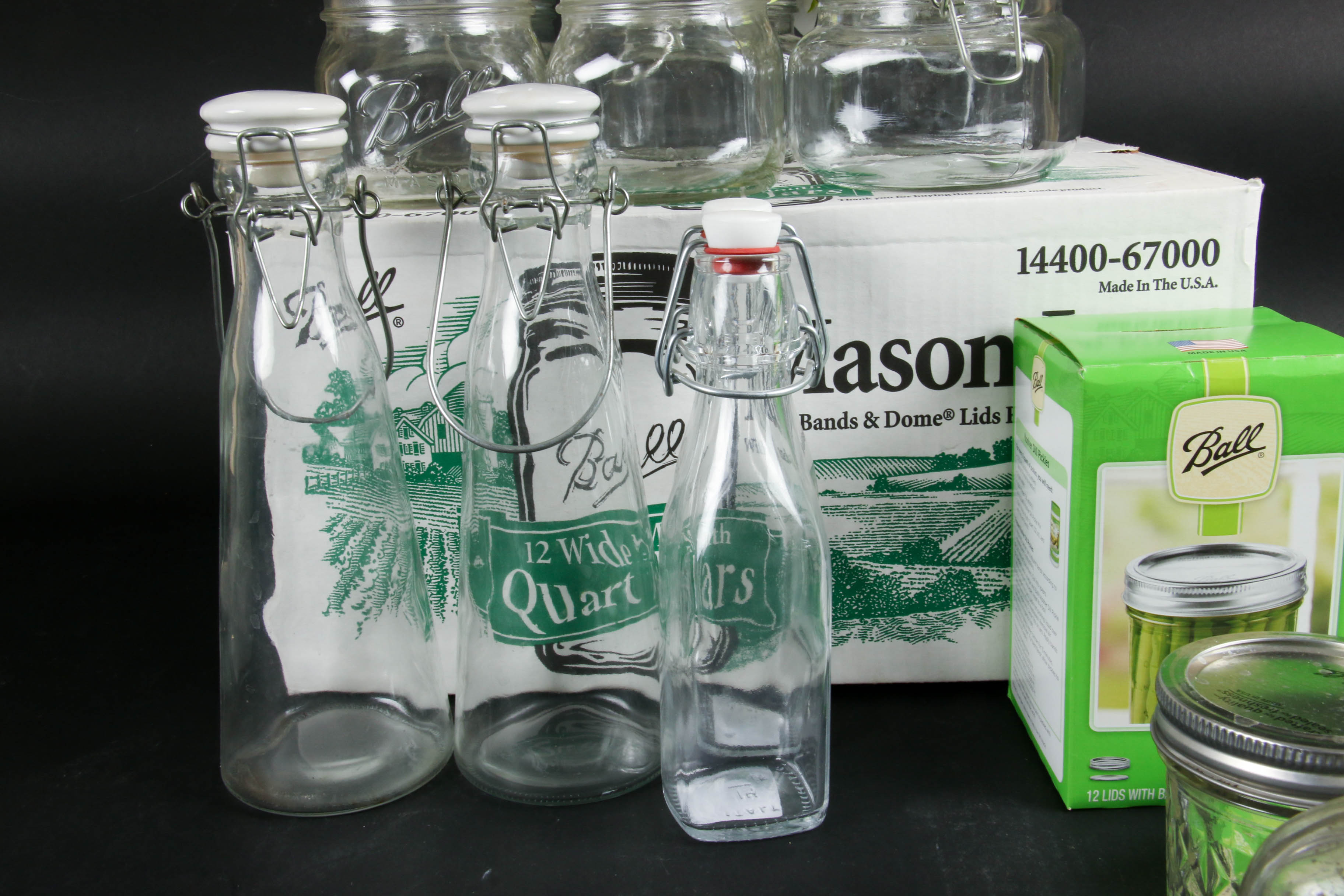 Ball Glass Mason Jars and Other Glass Food Storage Jars