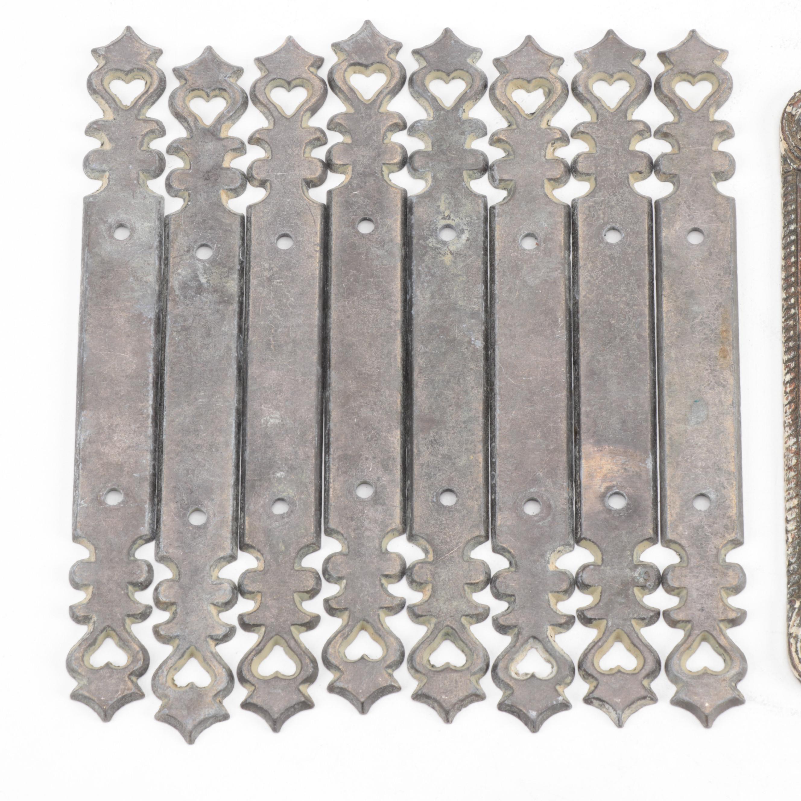 Brass Hardware for Houses and Furniture, 19th and 20th Century