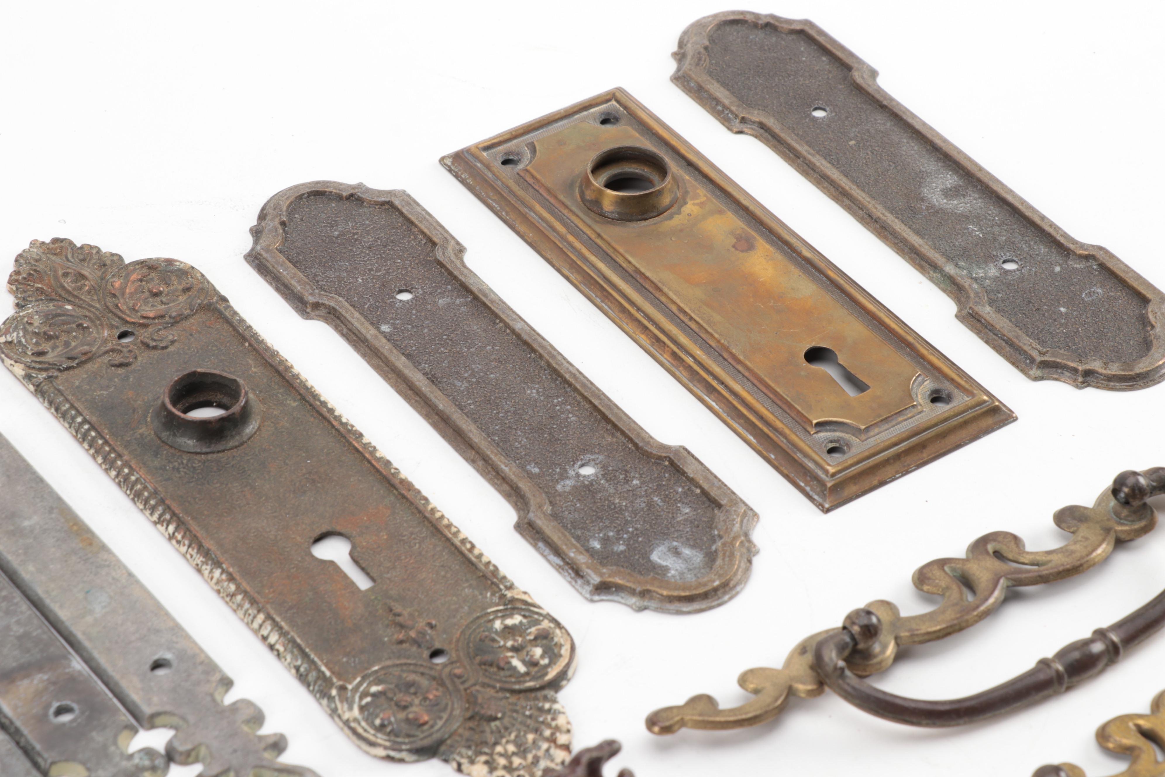 Brass Hardware for Houses and Furniture, 19th and 20th Century