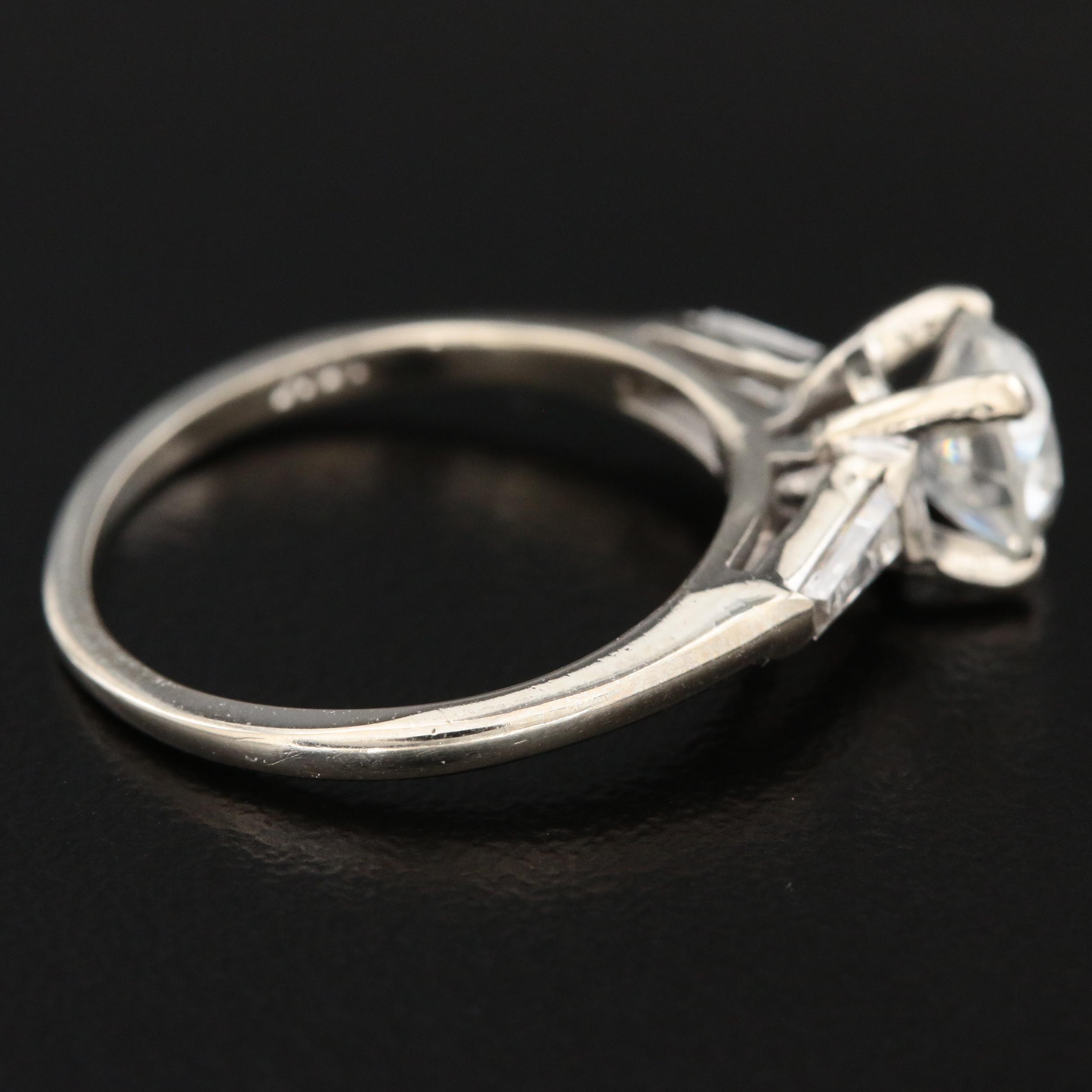 Vintage 14K 1.23 CTW Diamond Ring